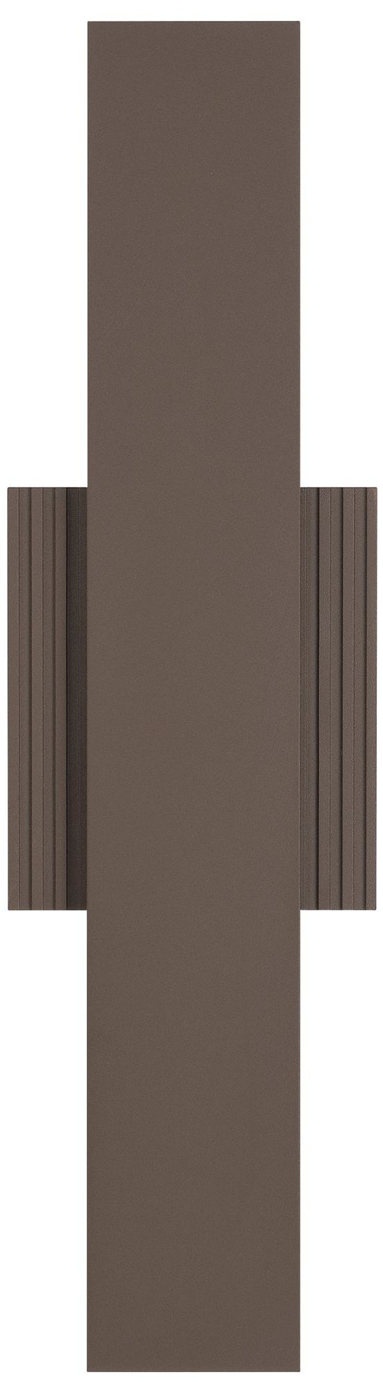 Image 2 Thesis Jacks 22" Architectural Bronze 5CCT LED Exterior Wall Sconce more views