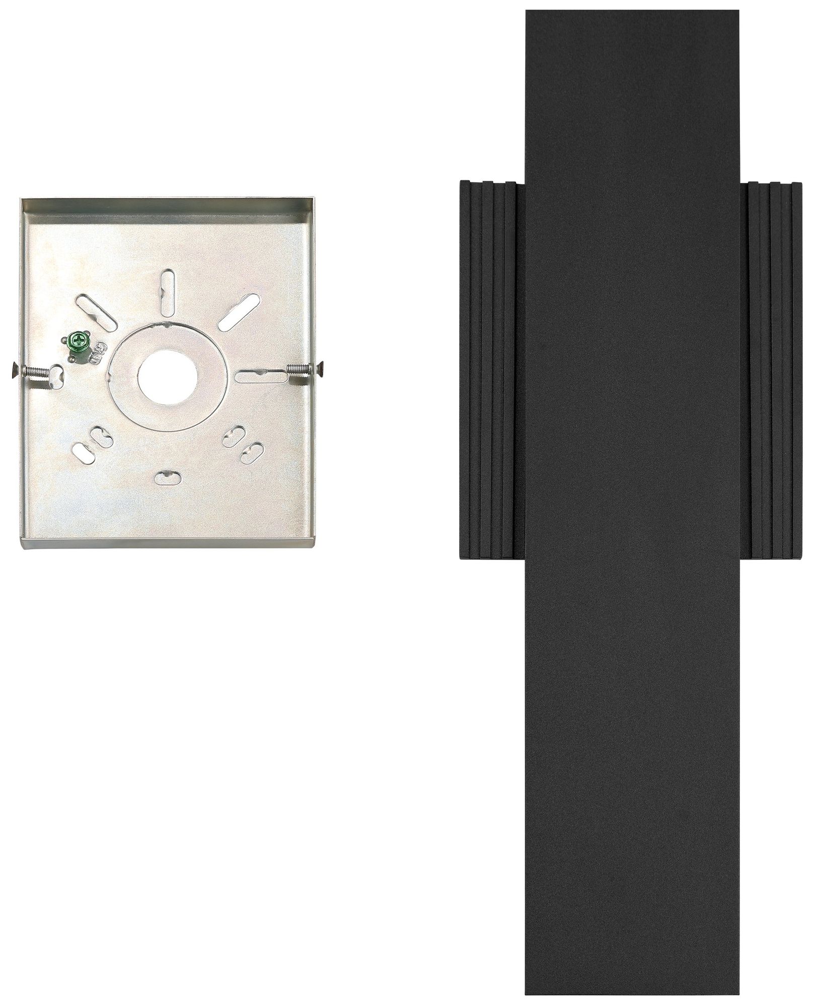 Image 4 Thesis Jacks 22" Textured Black 5CCT LED Exterior Wall Sconce more views