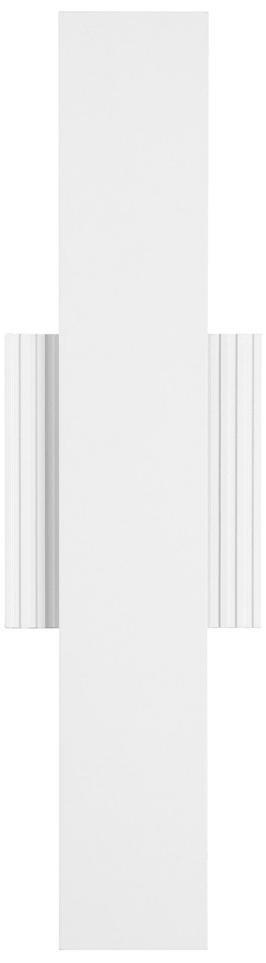 Image 2 Thesis Jacks 22" Textured White 5CCT LED Exterior Wall Sconce more views