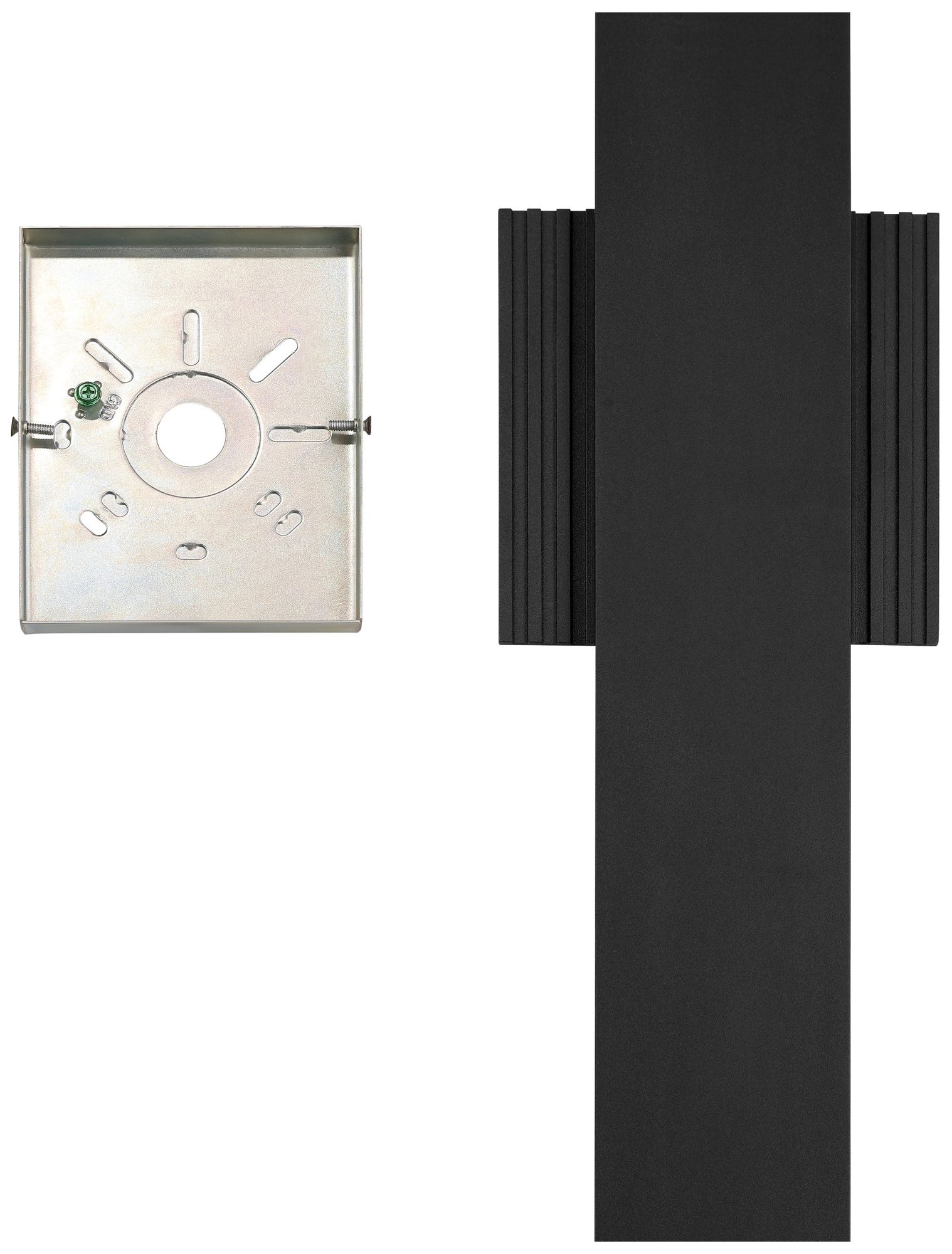 Image 4 Thesis Jacks 36" Textured Black 5CCT LED Exterior Wall Sconce more views