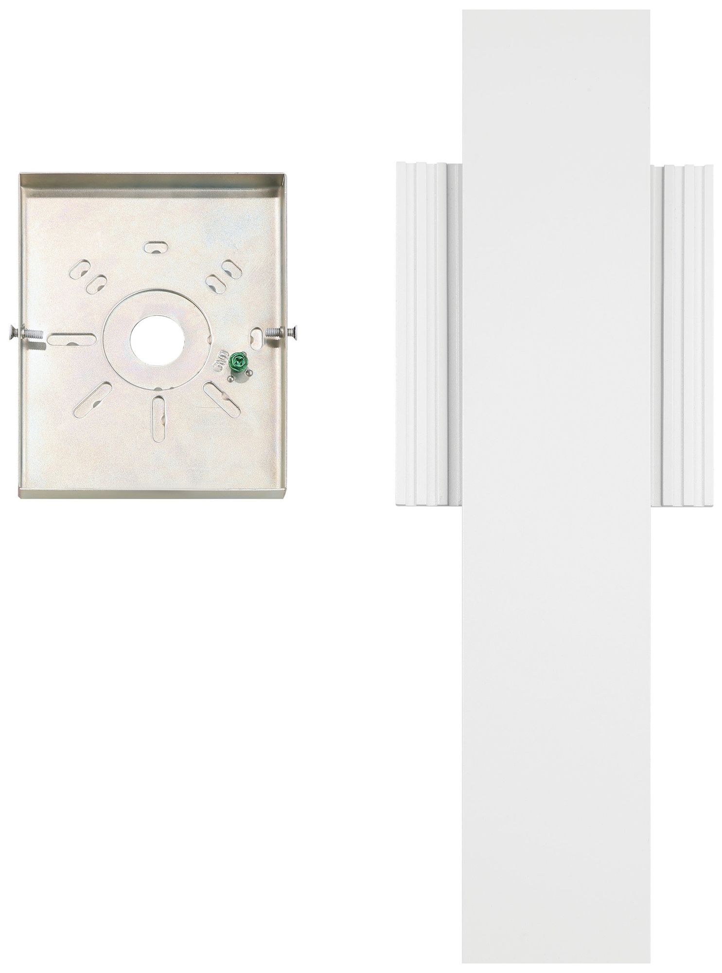 Image 4 Thesis Jacks 36" Textured White 5CCT LED Exterior Wall Sconce more views