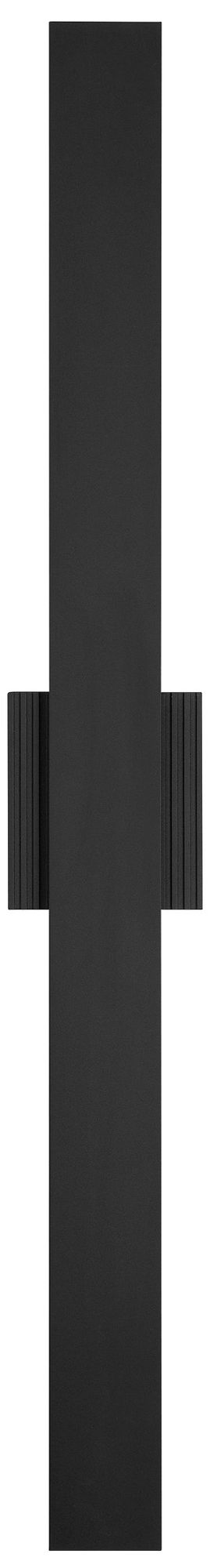 Image 2 Thesis Jacks 48" Textured Black 5CCT LED Exterior Wall Sconce more views