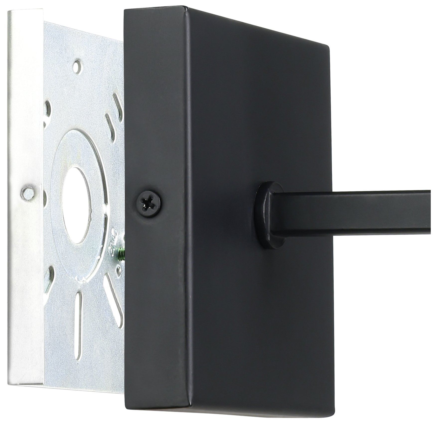 Image 5 Thesis Jared 13-inch Matte Black Vanity Light with Clear Glass Shade more views