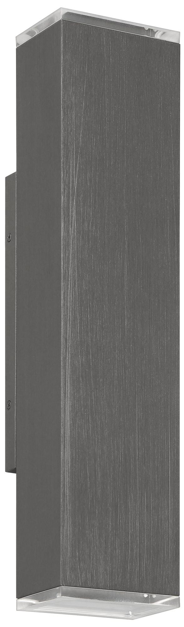 Thesis Jasper 20" 2 Light Graphite  LED Exterior Wall Sconce