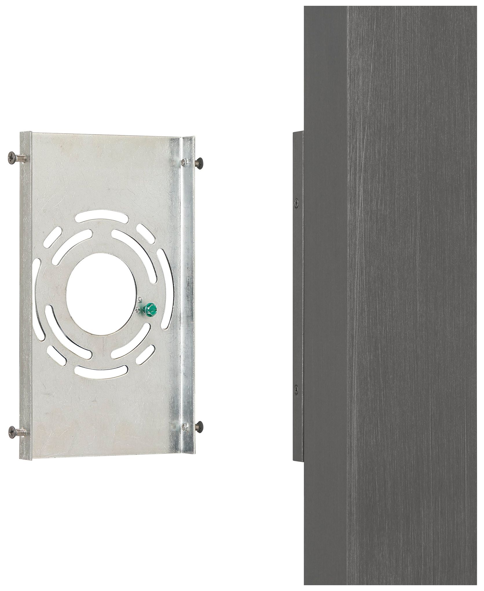 Image 3 Thesis Jasper 20" 2 Light Graphite  LED Exterior Wall Sconce more views