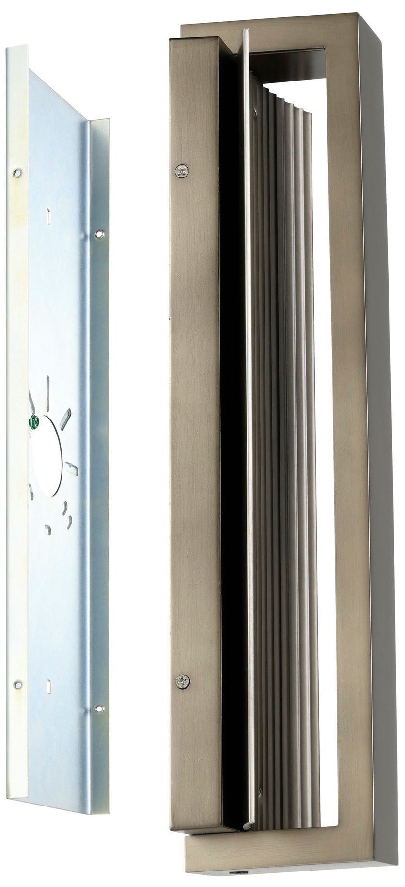 Image 4 Thesis Jubilee 18" Forged Bronze 5CCT LED Exterior Wall Sconce more views