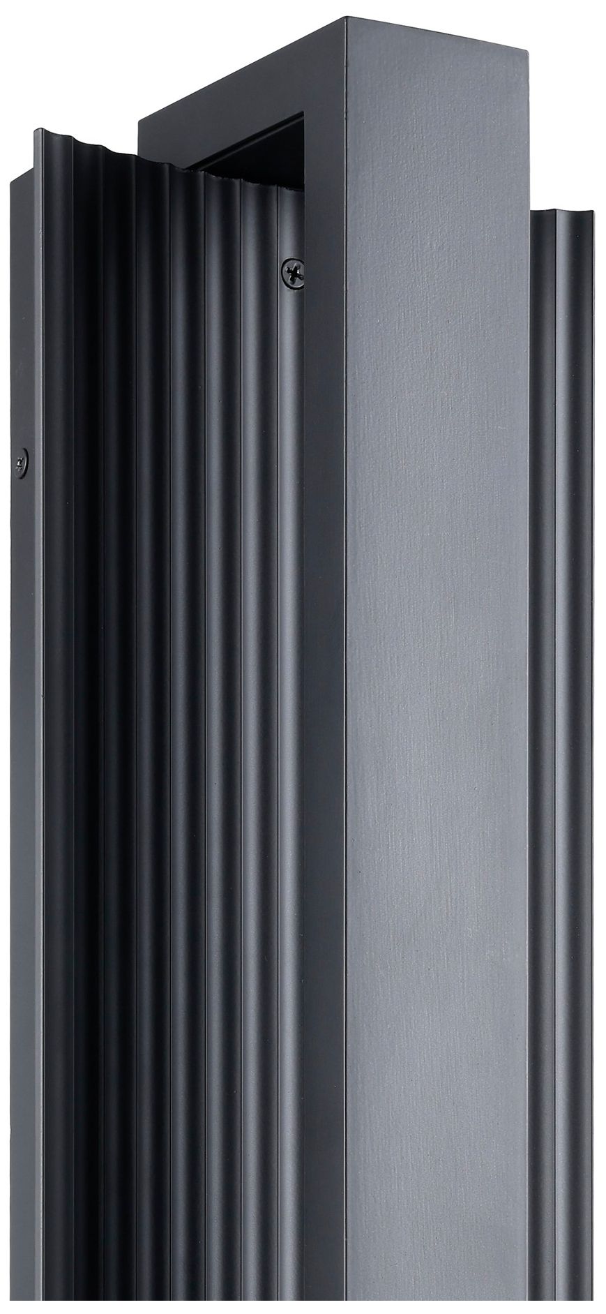 Image 3 Thesis Jubilee 18" Matte Black 5CCT LED Exterior Wall Sconce more views