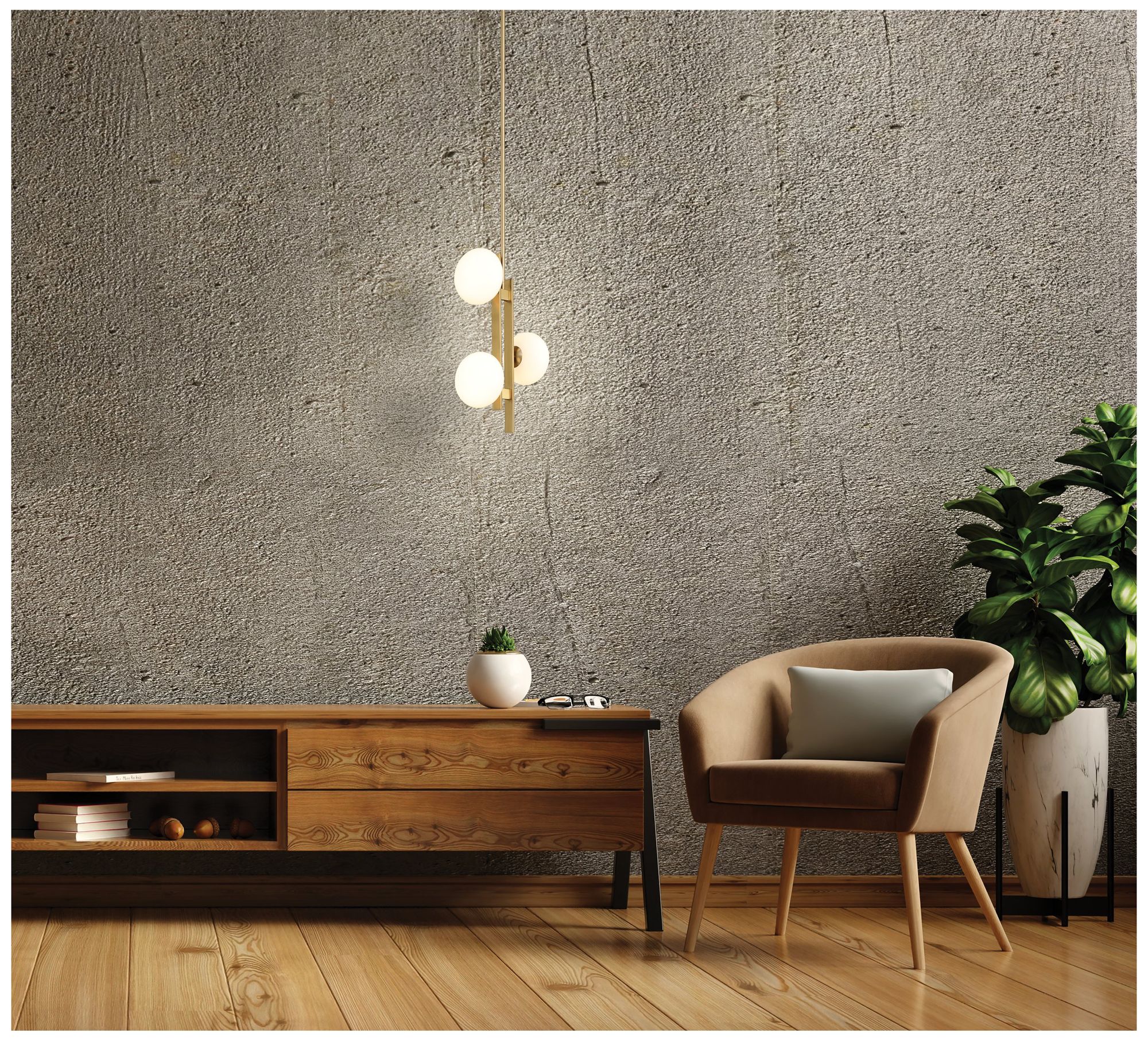 Image 6 Thesis Julep 12" 3 Light Brushed Gold Pendant Light with Opal Glass Shades more views