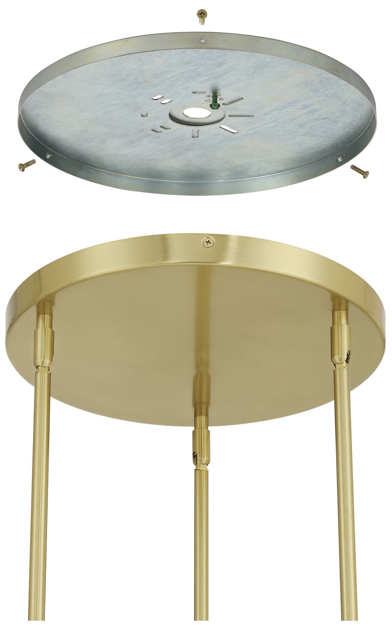 Image 5 Thesis Julep 22" 9 Light Brushed Gold Chandelier with Opal Glass Shades more views