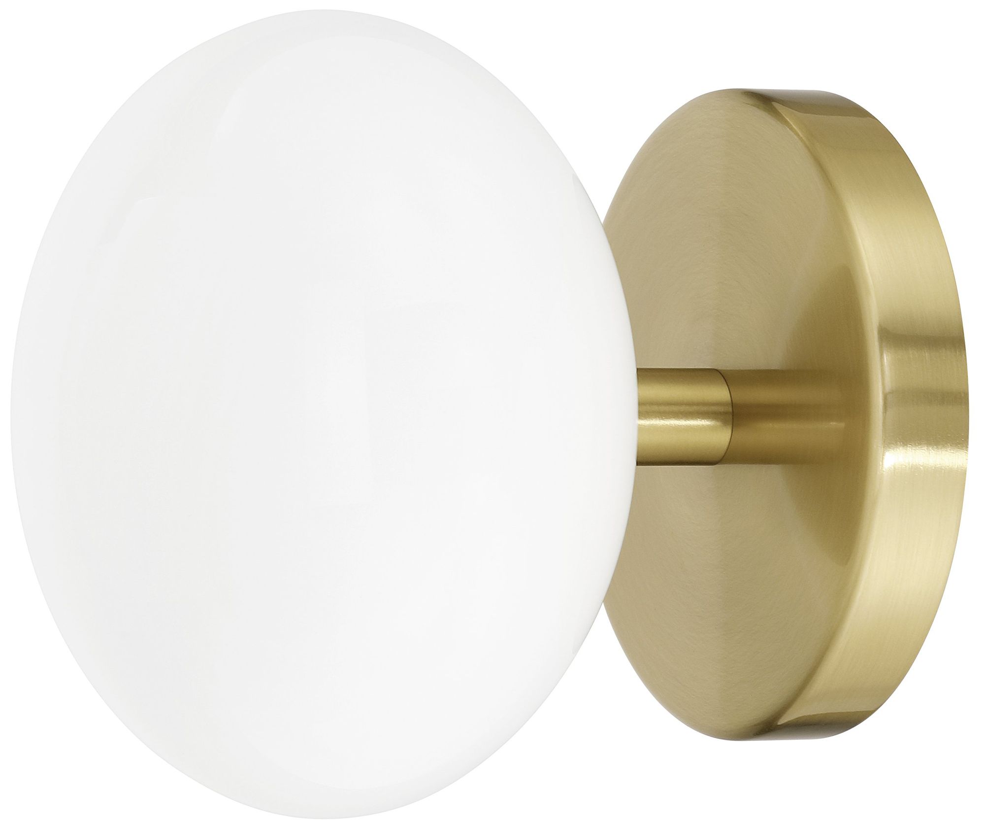 Image 3 Thesis Julep 6 inch 1 Light Brushed Gold Semi-Flush Mount Ceiling Light more views