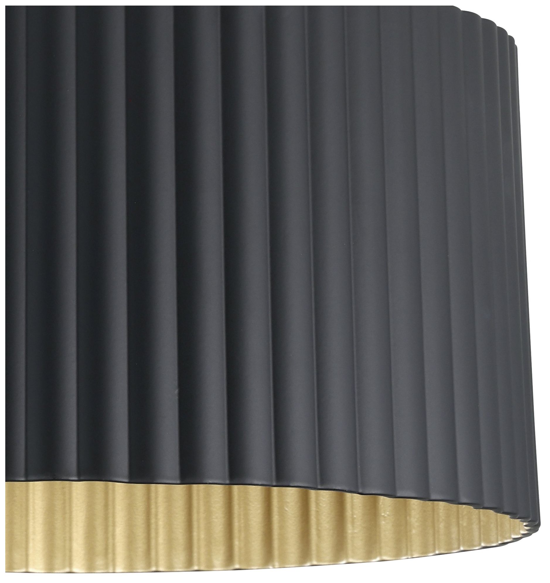 Image 4 Thesis Leilani 11 inch Brushed Gold Semi-Flush Mount Light more views