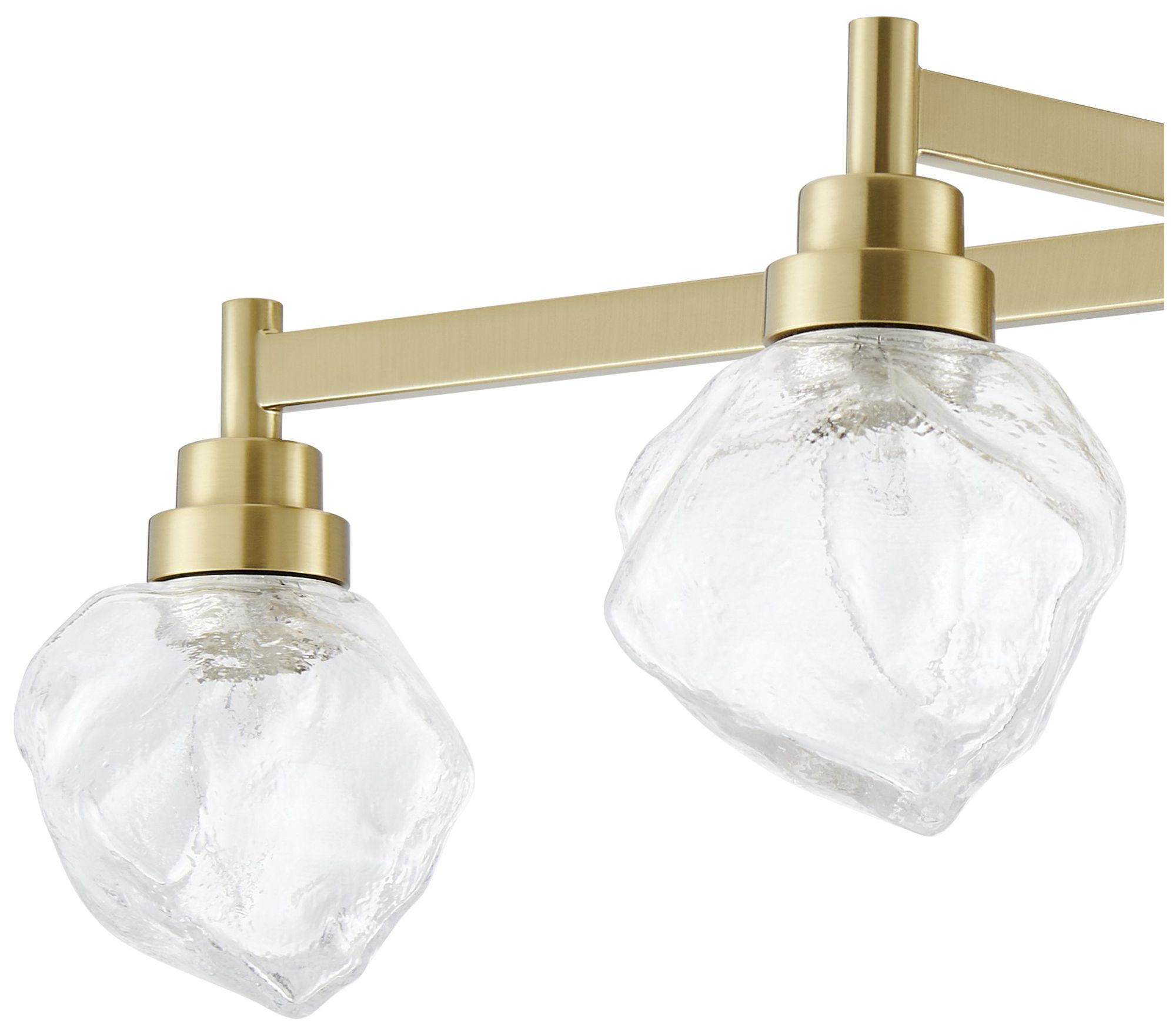Image 3 Thesis Lillyanna 26" 5 t Brushed Gold Semi-Flush Mount Ceiling Light more views
