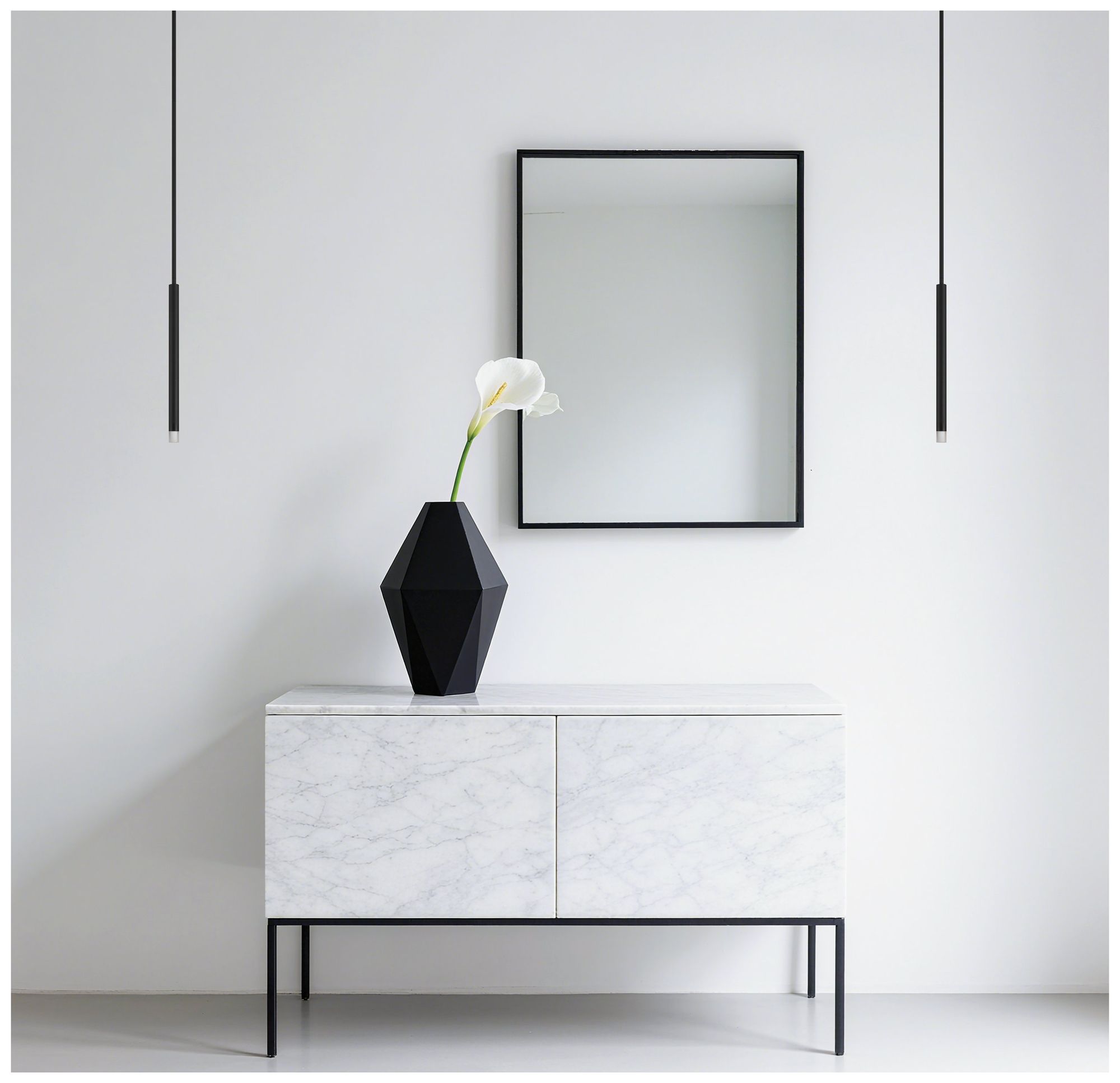 Image 6 Thesis Manhattan 1" 1 Light Matte Black LED Pendant Light more views