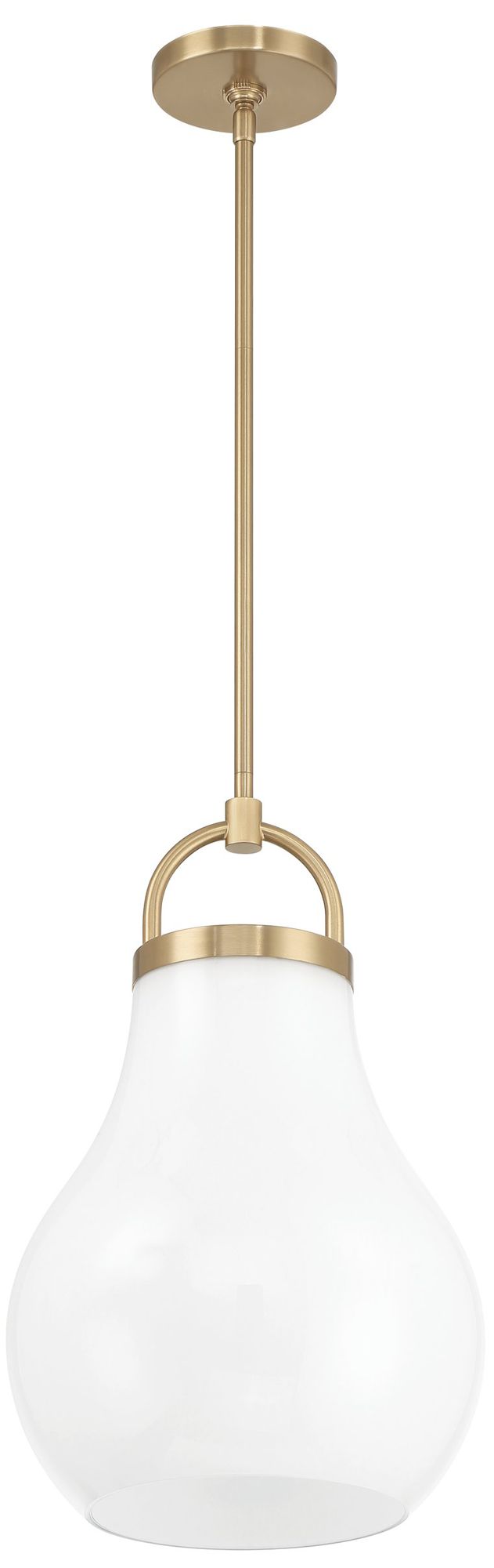 Thesis Mansfield 12" 1 Light Champagne Gold Pendant Light