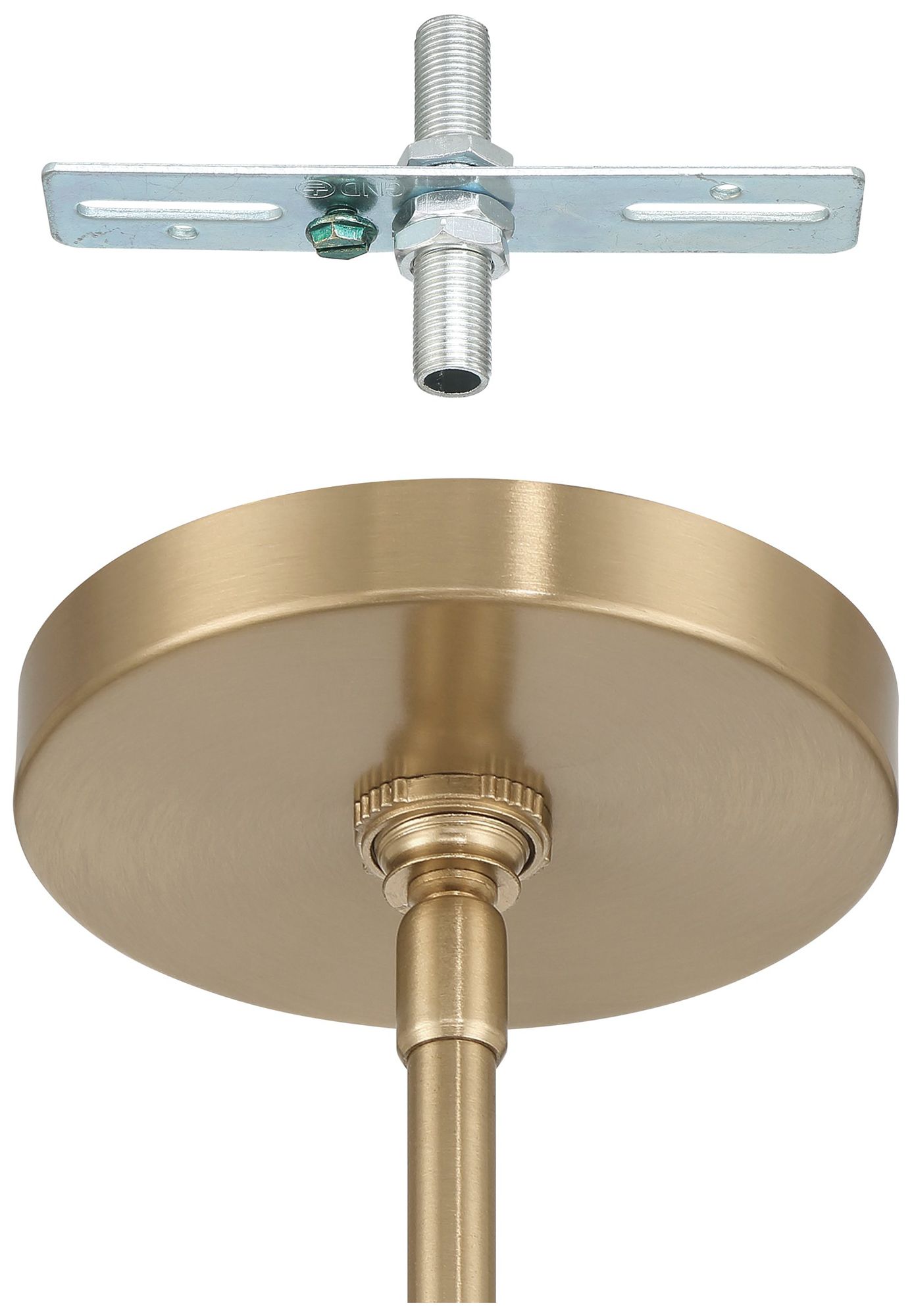 Image 4 Thesis Mansfield 18" 1 Light Champagne Gold Pendant Light more views