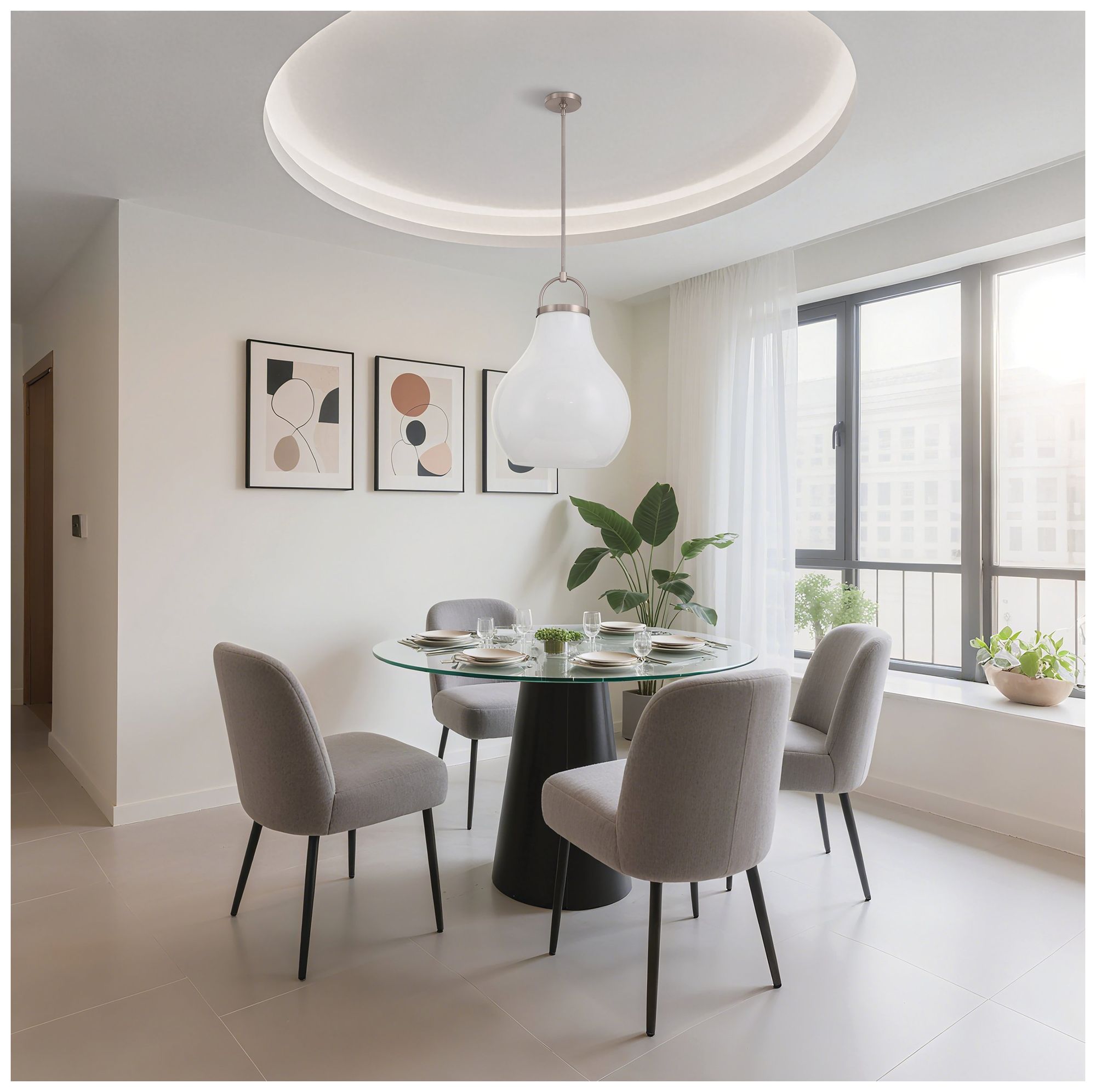 Image 6 Thesis Mansfield 18" 1 Light Champagne Gold Pendant Light more views