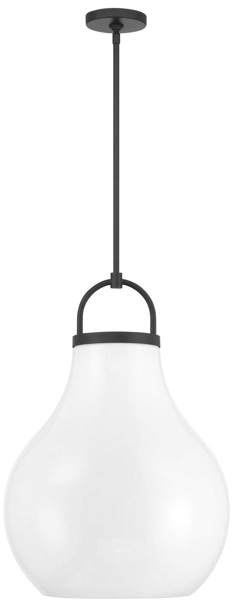 Image 3 Thesis Mansfield 18" 1 Light Matte Black Pendant Light more views