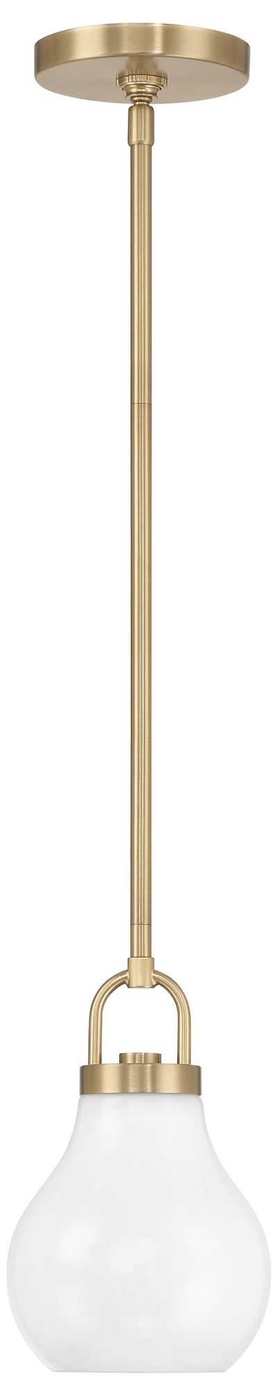 Image 3 Thesis Mansfield 6" 1 Light Champagne Gold Pendant Light more views