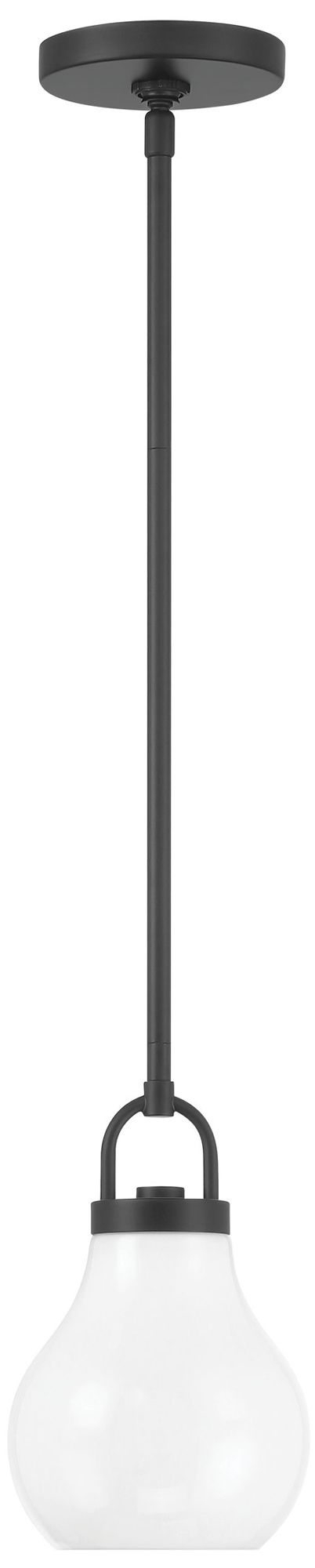 Image 3 Thesis Mansfield 6" 1 Light Matte Black Pendant Light more views