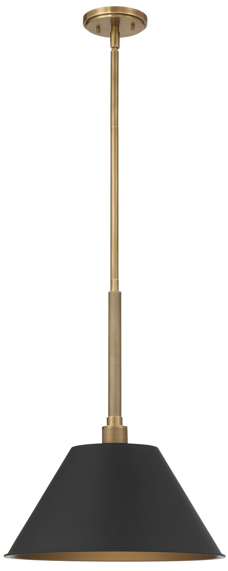 Image 3 Thesis Mcgill 16" 1 Light Natural Brass Pendant Light more views