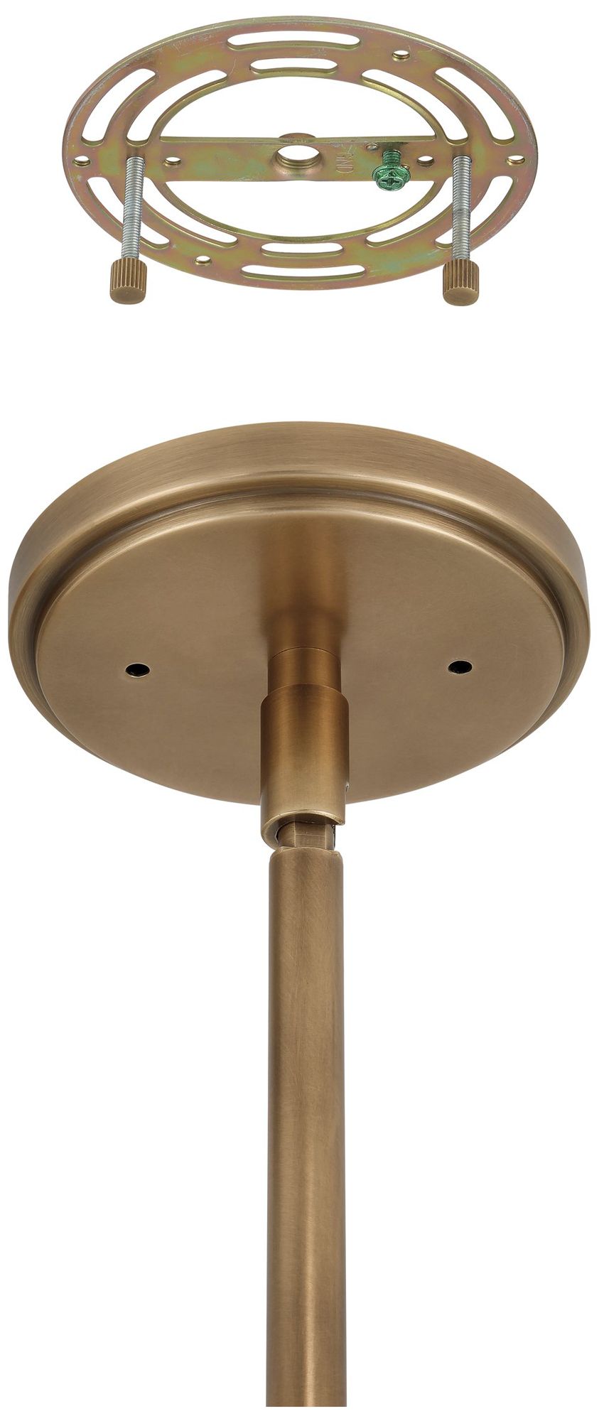 Image 5 Thesis Mcgill 16" 1 Light Natural Brass Pendant Light more views