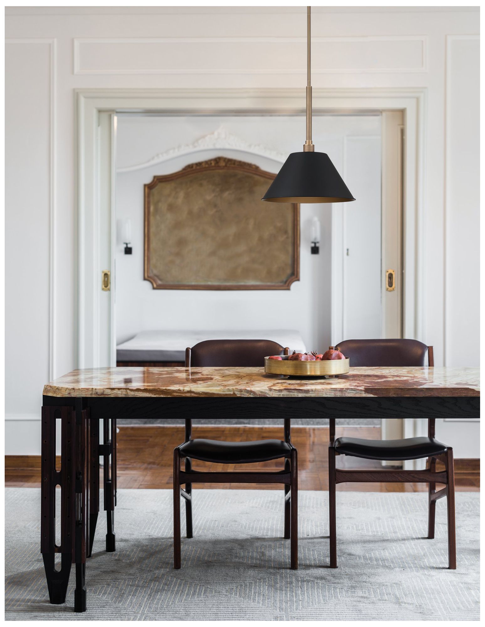 Image 7 Thesis Mcgill 16" 1 Light Natural Brass Pendant Light more views