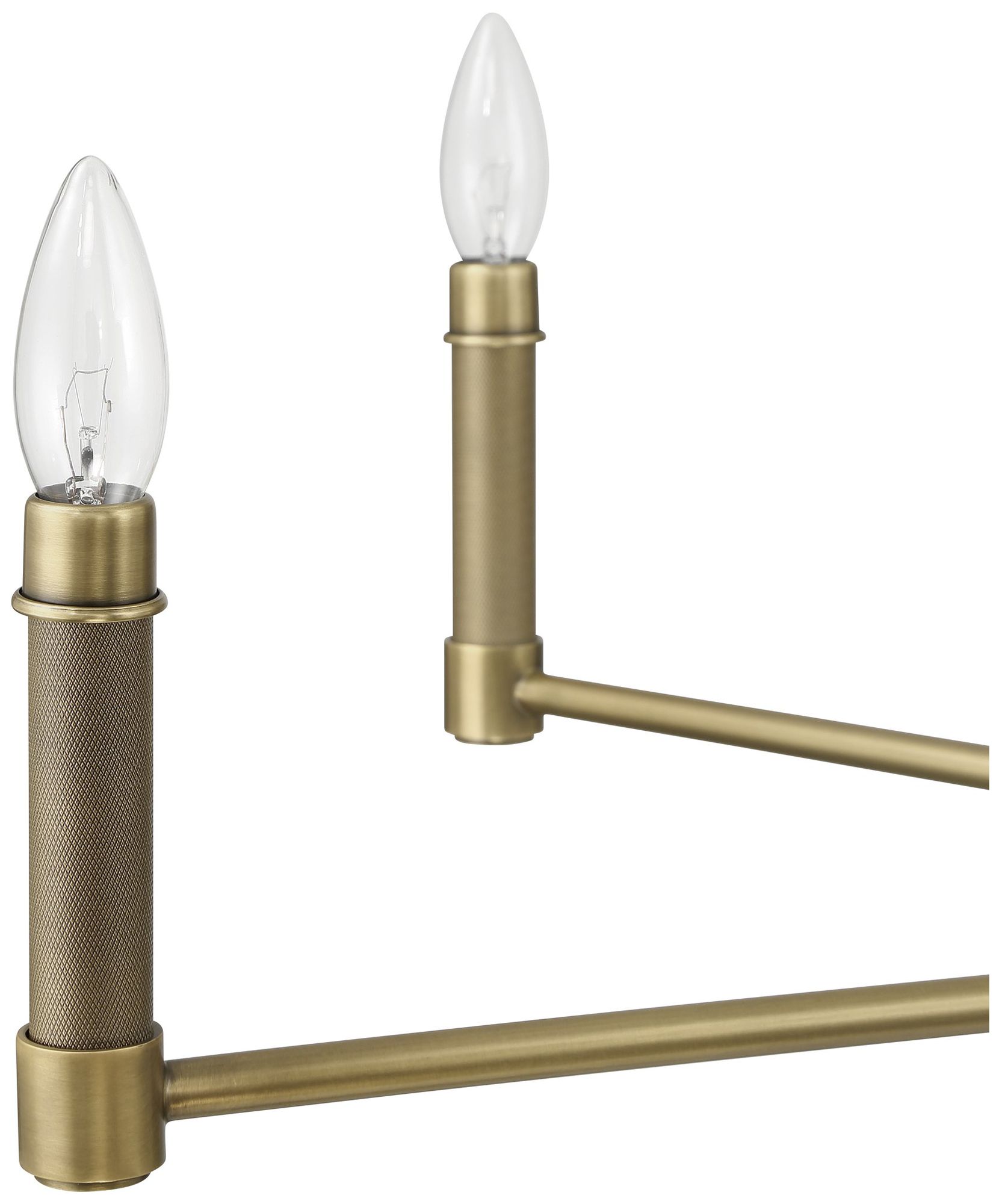 Image 5 Thesis Mcgill 40" 6 Light Natural Brass Chandelier more views