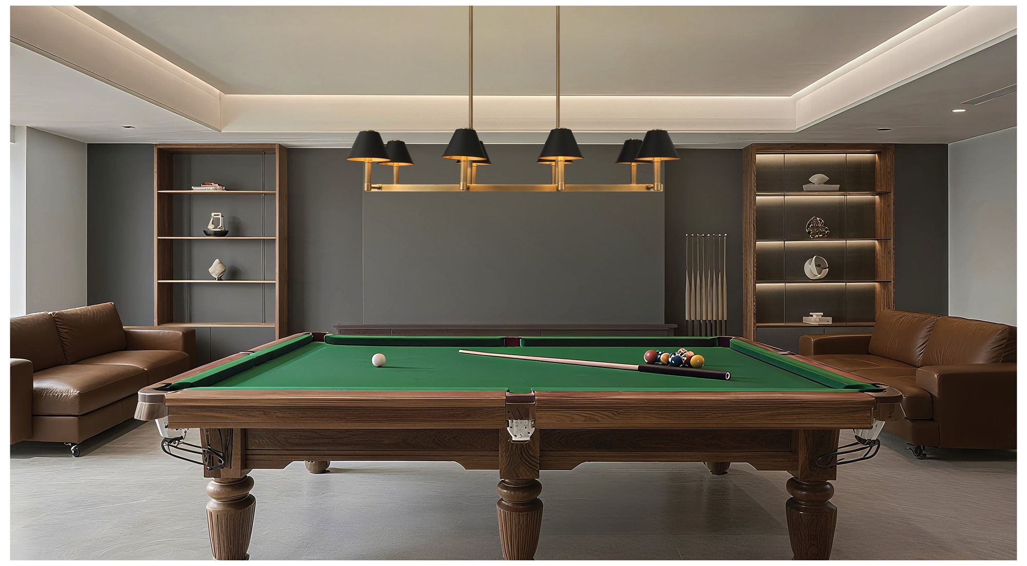 Image 7 Thesis Mcgill 52" 8 Light Natural Brass Linear Chandelier more views