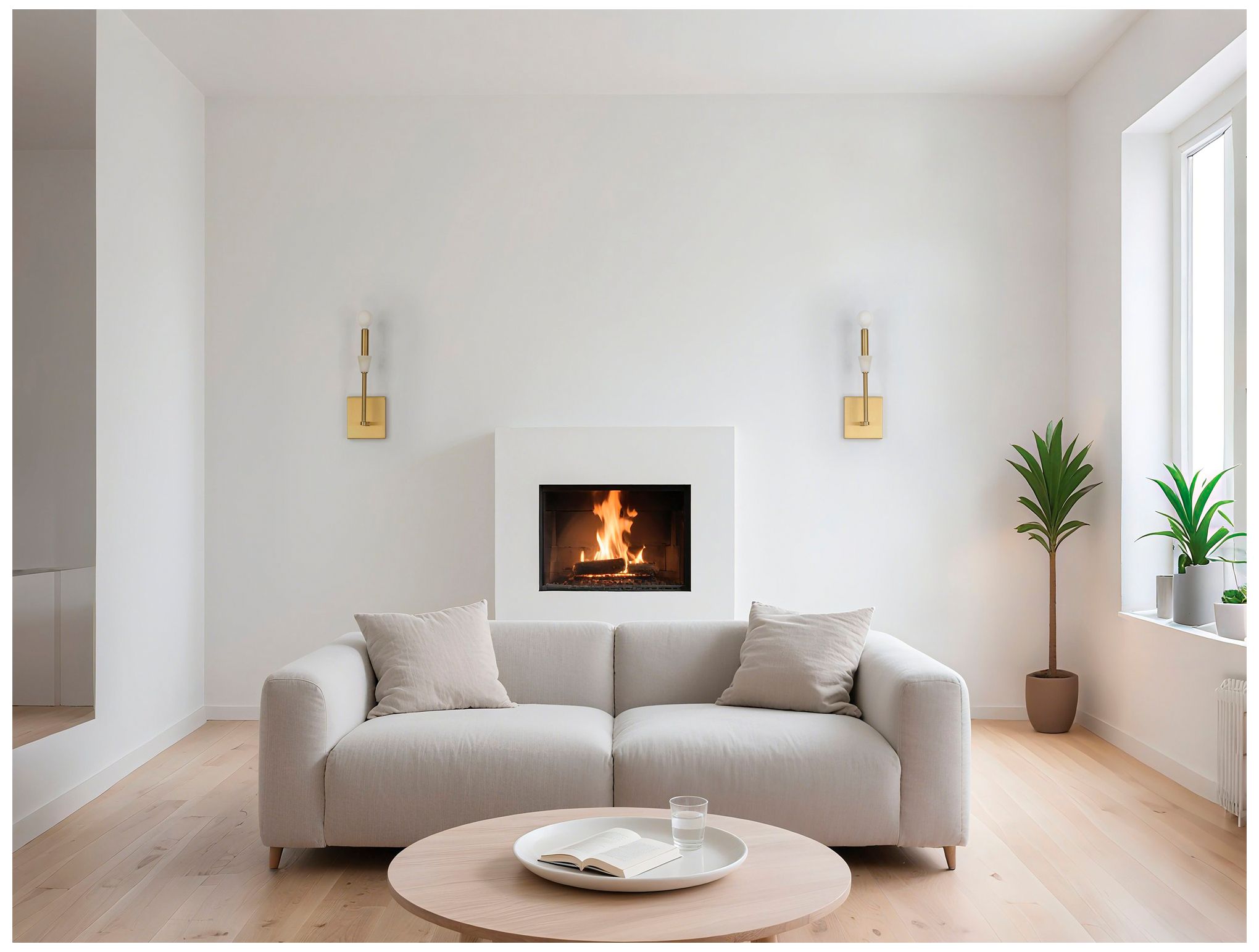 Image 7 Thesis Montclair 12" Brushed Gold and Natural Alabaster Wall Sconce more views