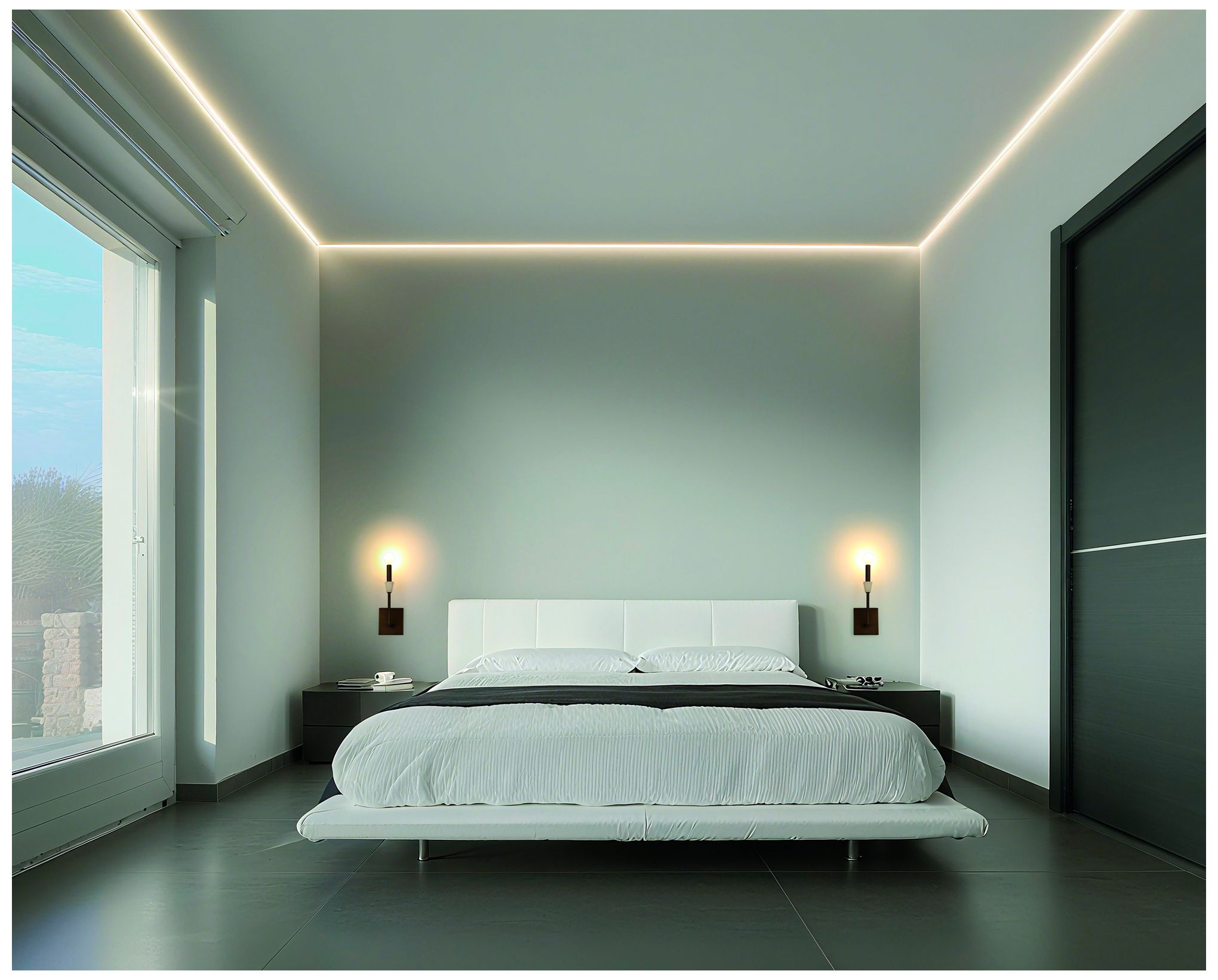 Image 6 Thesis Montclair 12 in. 1 Lt. Forged Bronze / Natural Alabaster Wall Sconce more views