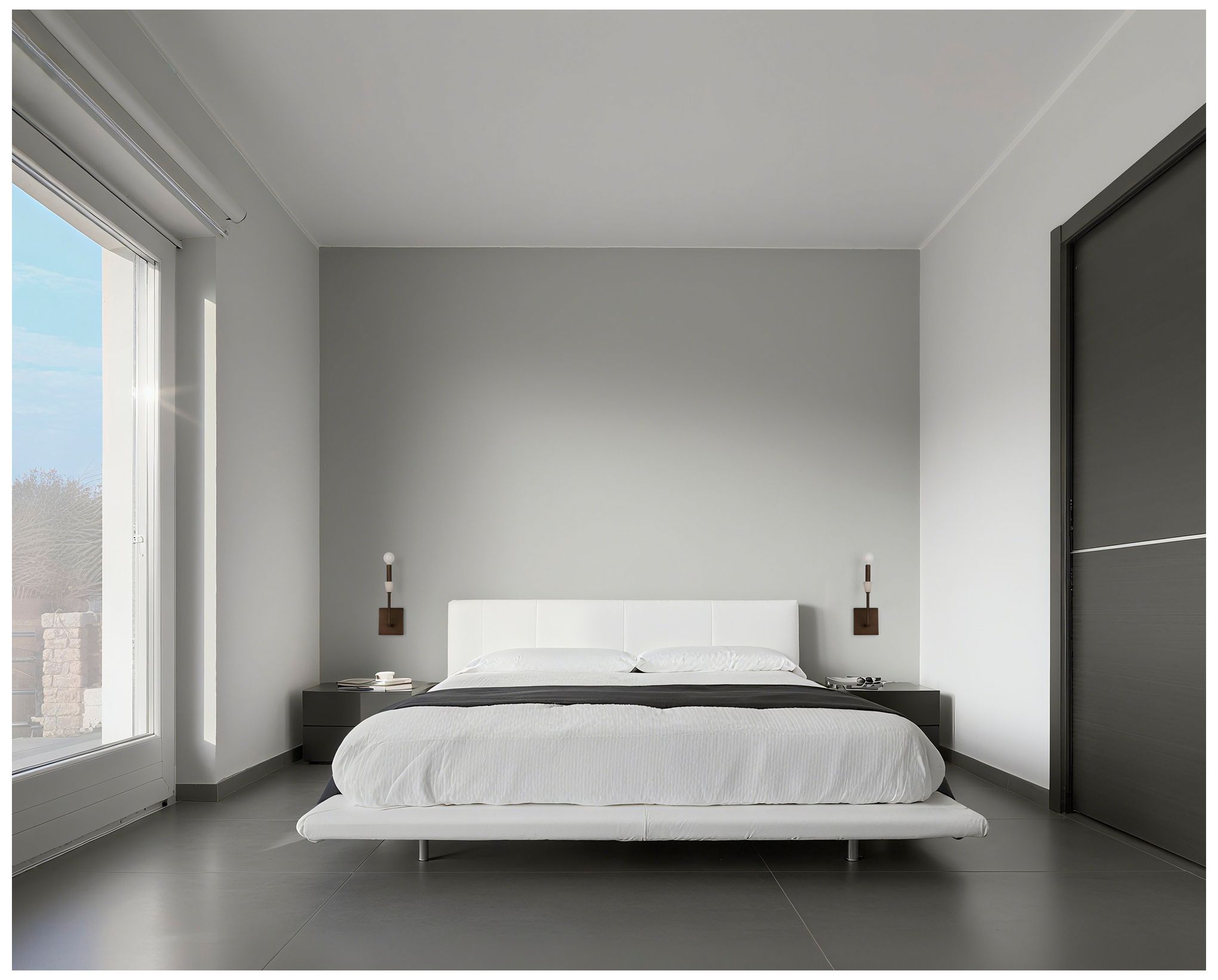 Image 7 Thesis Montclair 12 in. 1 Lt. Forged Bronze / Natural Alabaster Wall Sconce more views