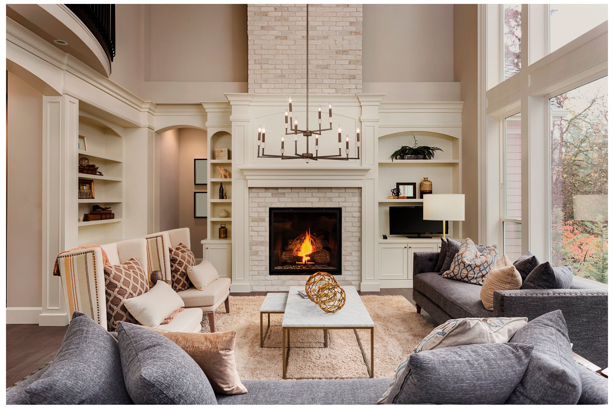 Image 6 Thesis Montclair 38" 12 Lt Forged Bronze and Natural Alabaster Chandelier more views