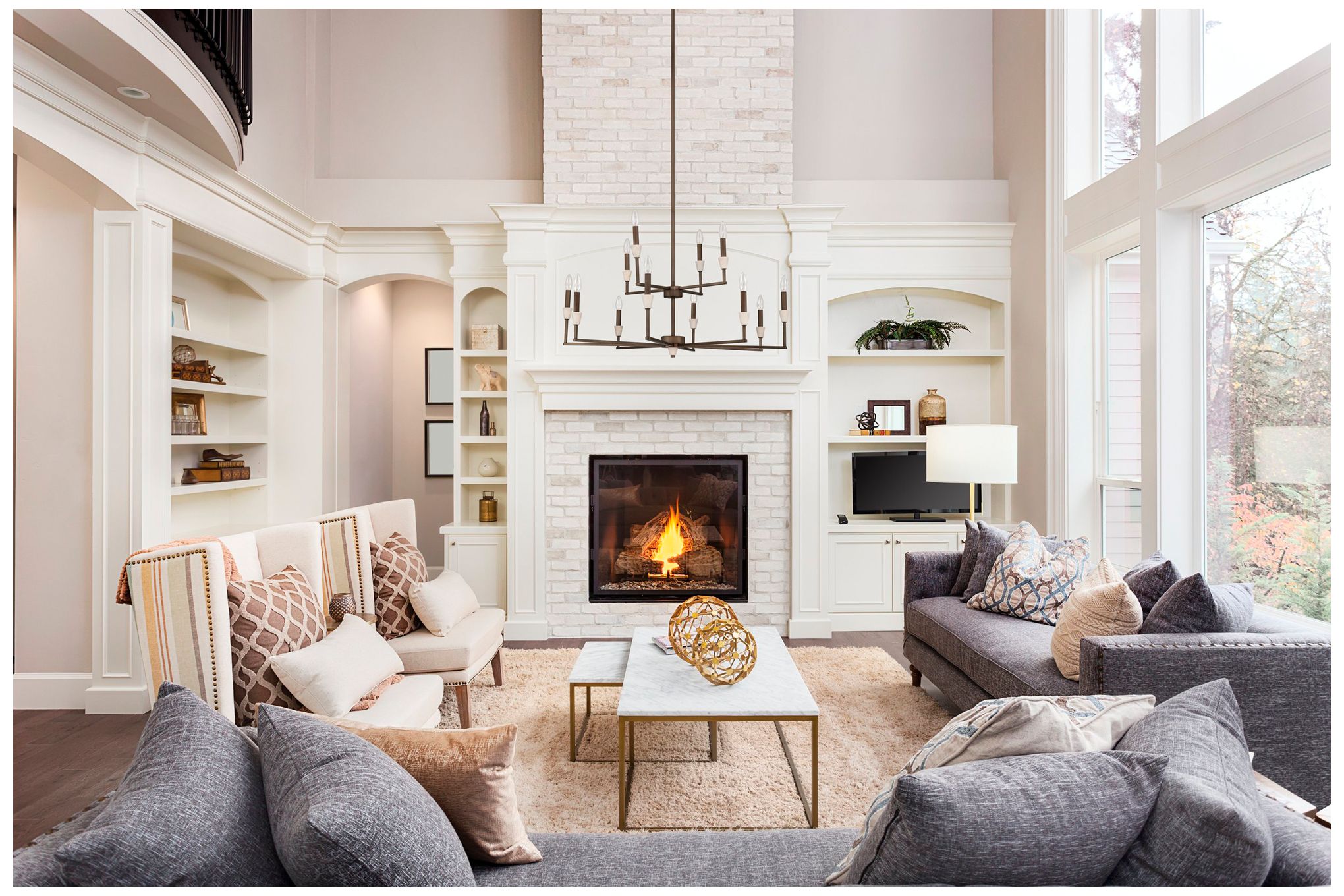 Image 7 Thesis Montclair 38" 12 Lt Forged Bronze and Natural Alabaster Chandelier more views