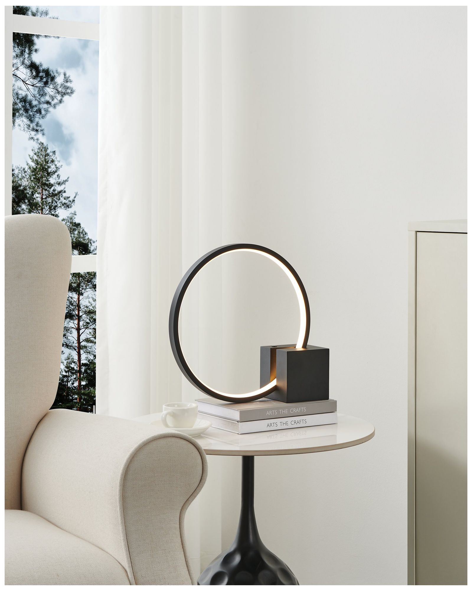Image 6 Thesis Nassa 12 inch Black LED Table Lamp more views
