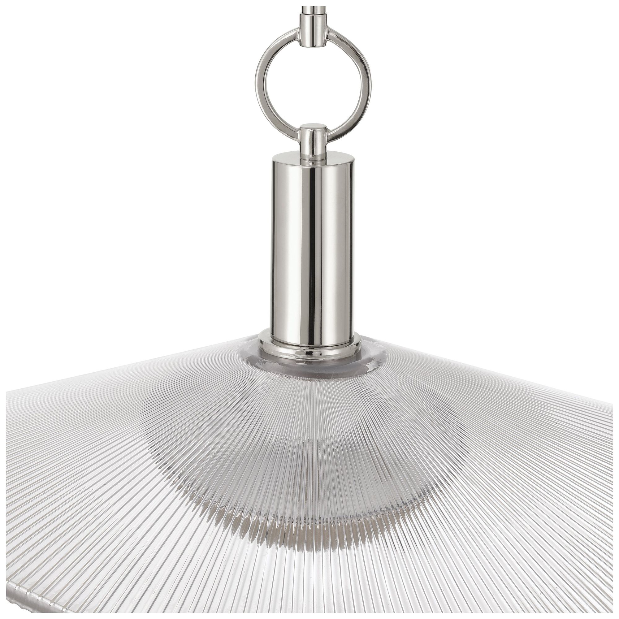 Image 5 Thesis Novella 18" Polished Nickel LED Convertible Pendant more views