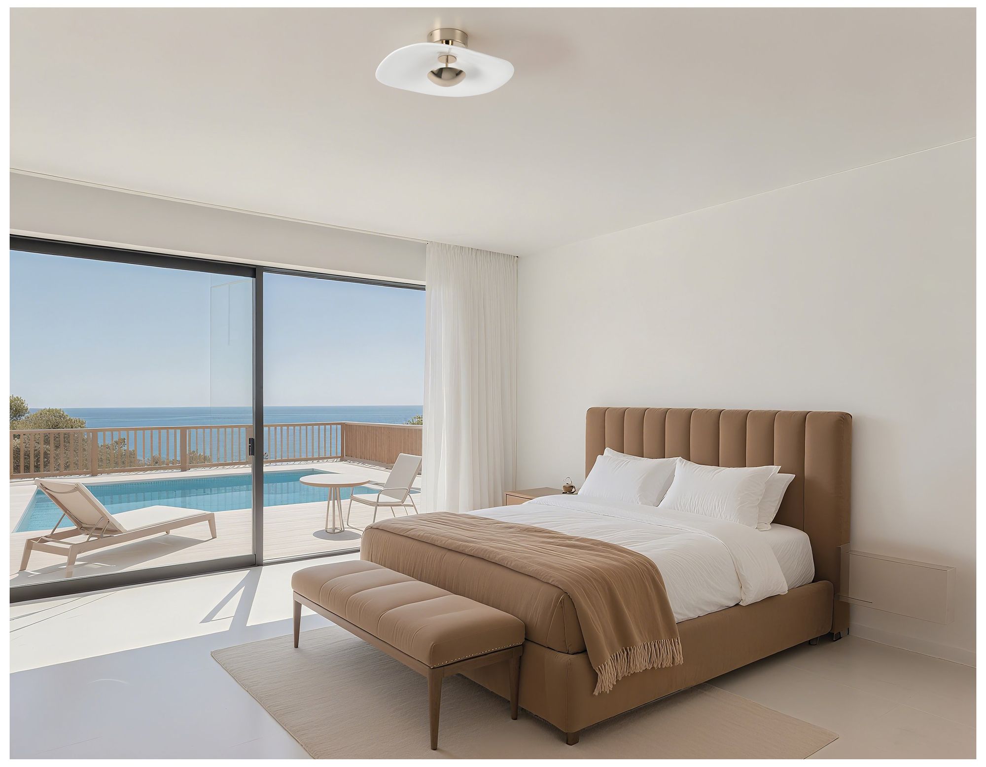 Thesis Novella 24" Polished Gold LED Convertible Pendant