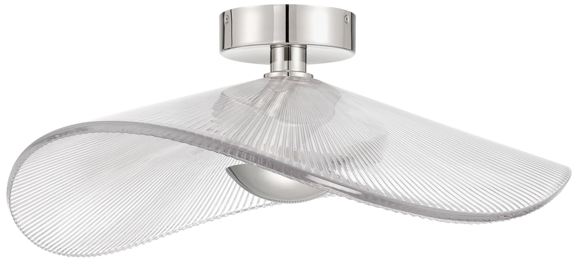 Image 5 Thesis Novella 24" Polished Nickel LED Convertible Pendant more views