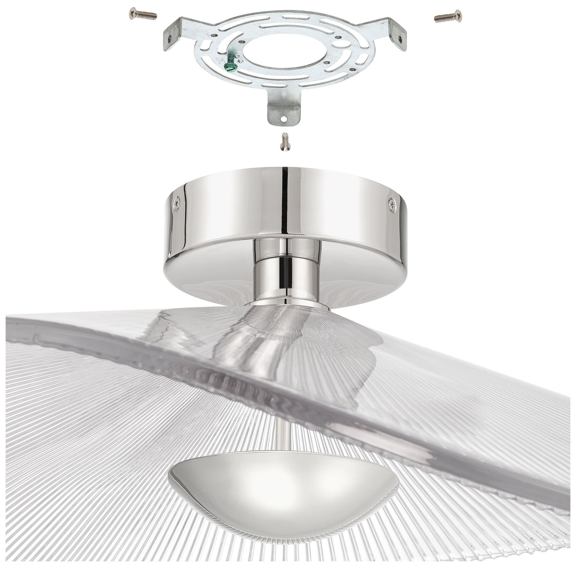 Image 7 Thesis Novella 24" Polished Nickel LED Convertible Pendant more views