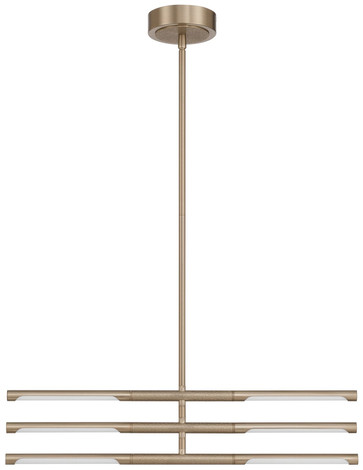 Image 5 Thesis Overture 24" 6 Light Champagne Gold 5CCT LED Chandelier more views