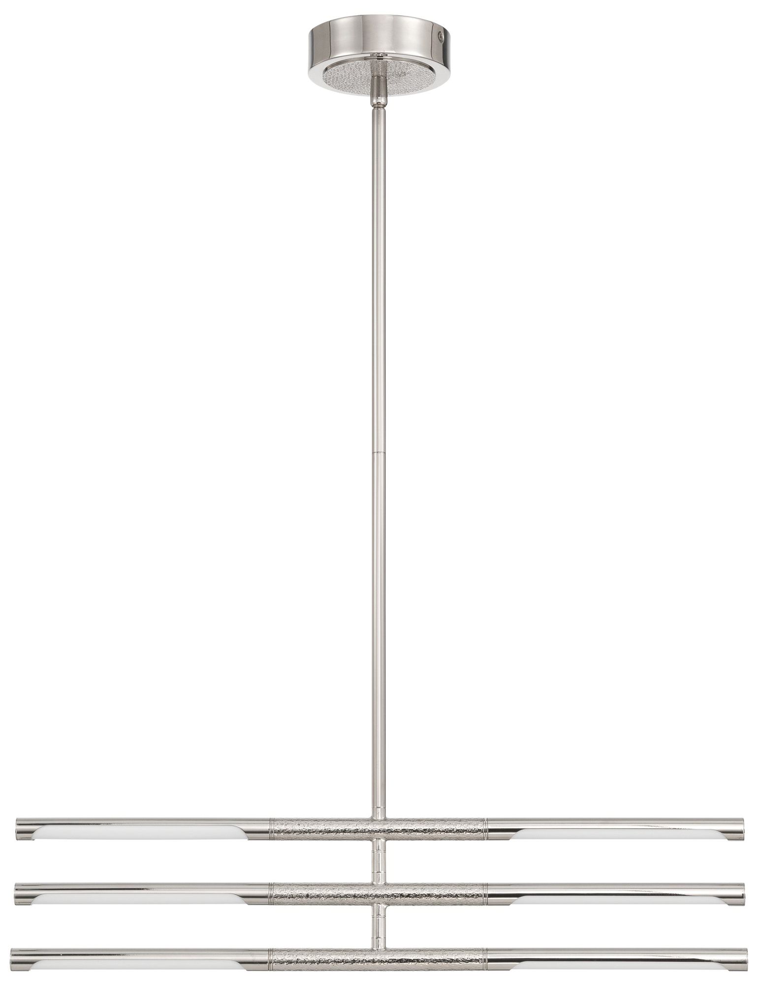 Image 5 Thesis Overture 24" 6 Light Polished Nickel 5CCT LED Chandelier more views