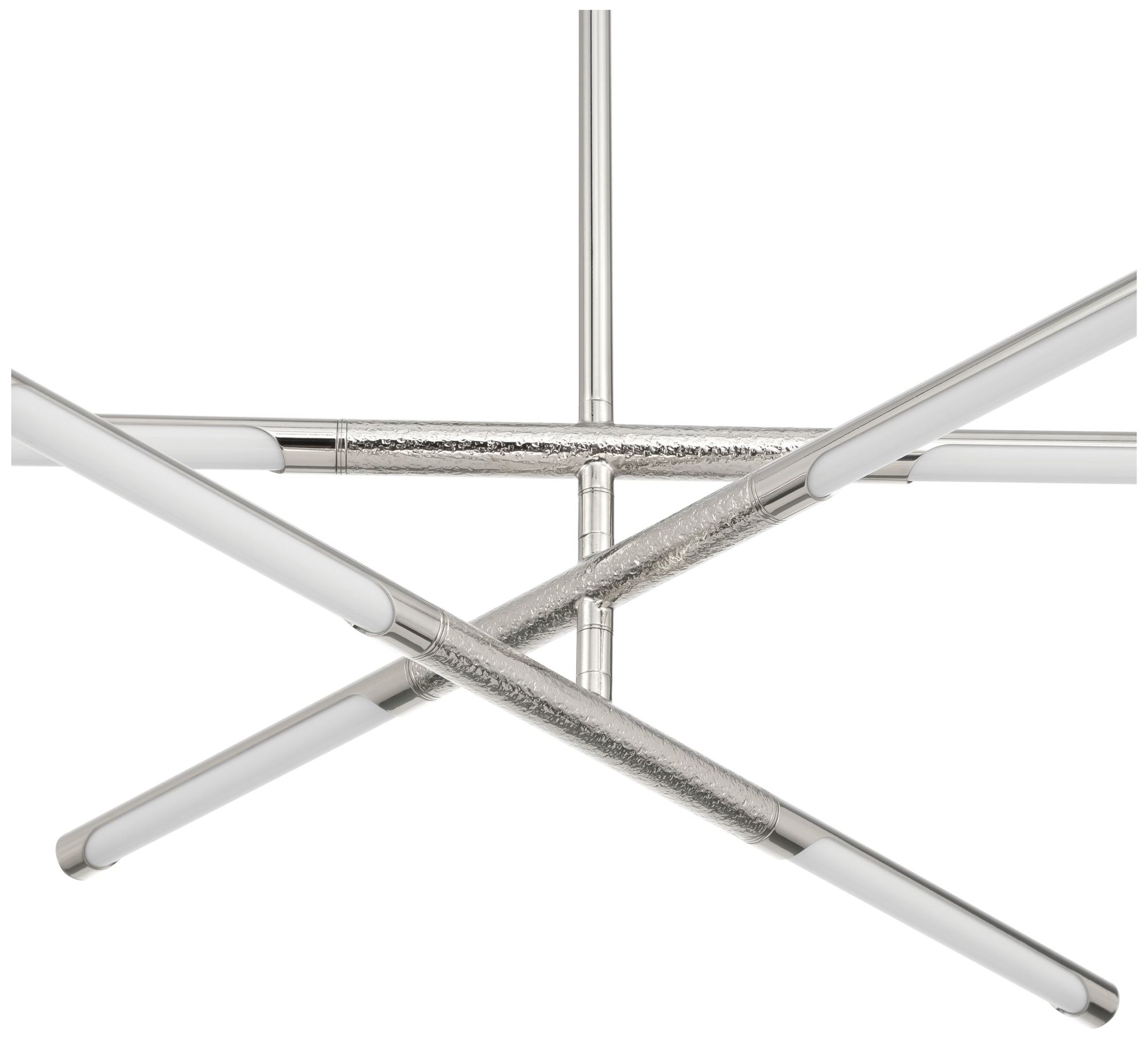 Image 6 Thesis Overture 24" 6 Light Polished Nickel 5CCT LED Chandelier more views