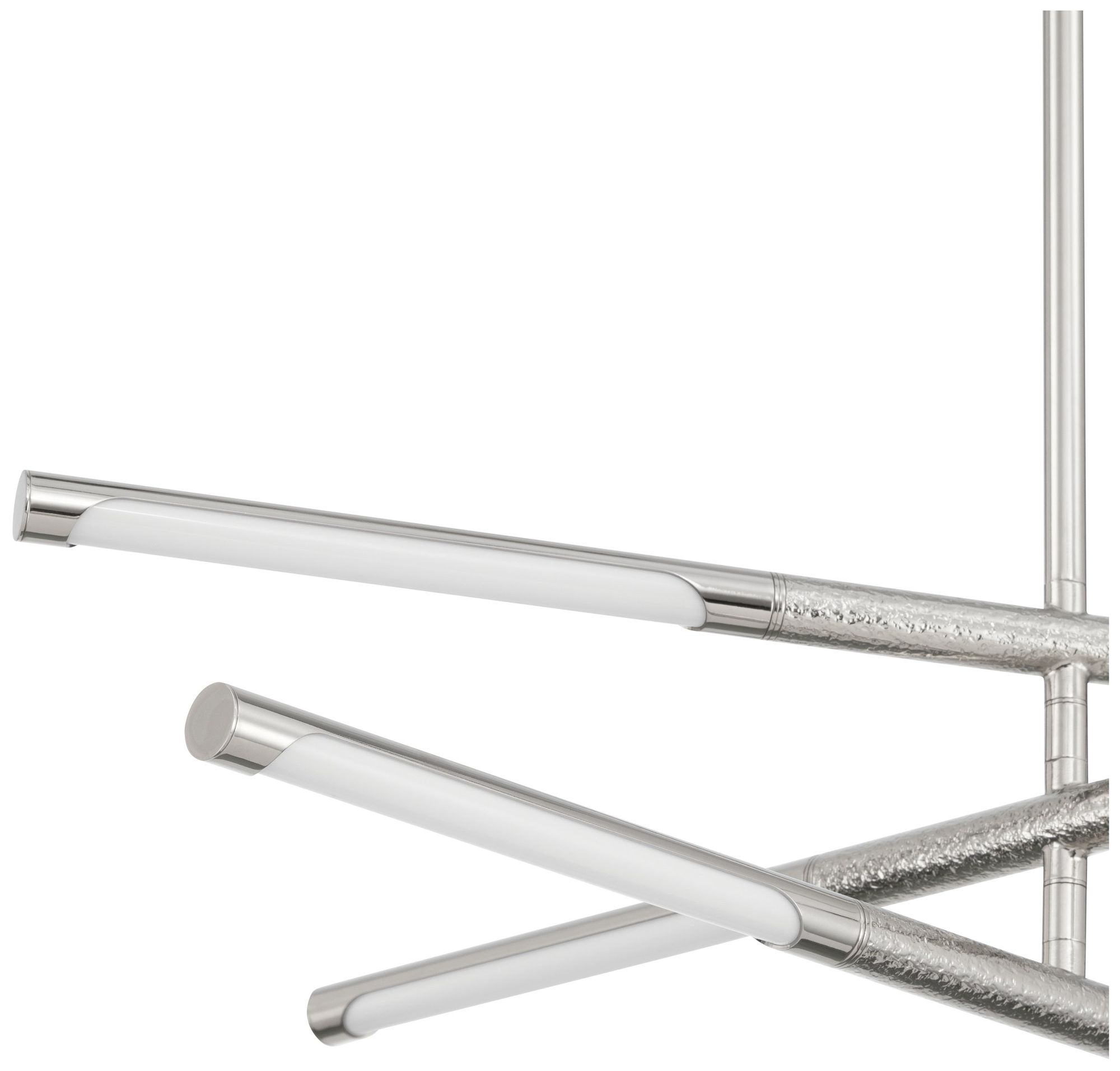 Image 7 Thesis Overture 24" 6 Light Polished Nickel 5CCT LED Chandelier more views