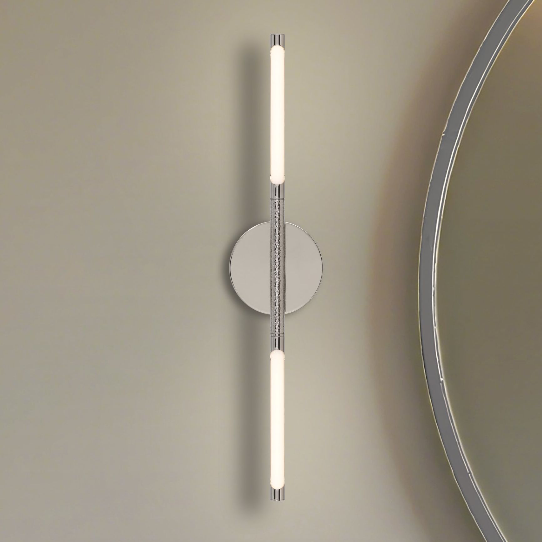 Thesis Overture 24-inch Polished Nickel 5CCT LED Vanity Light