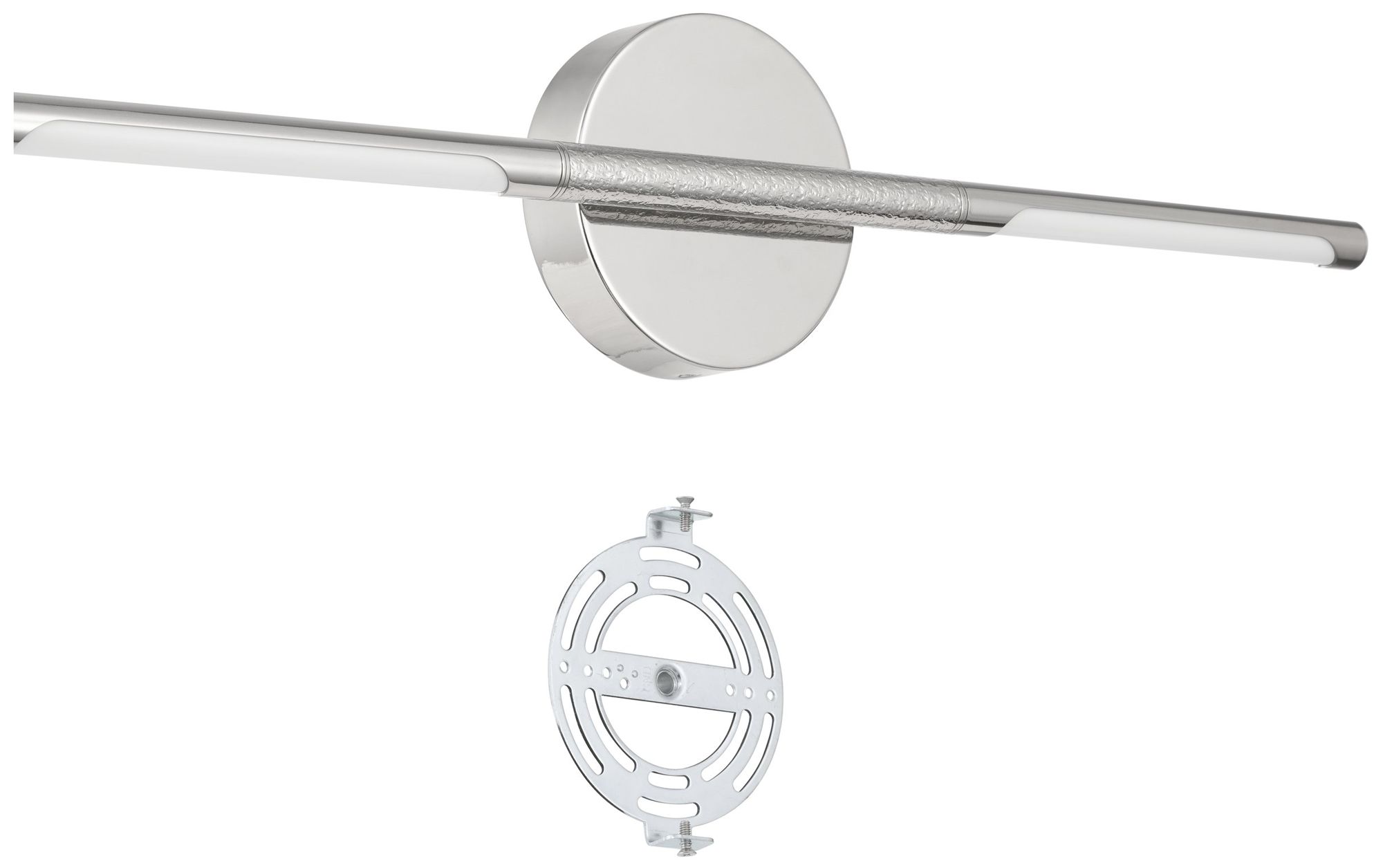 Image 7 Thesis Overture 24-inch Polished Nickel 5CCT LED Vanity Light more views