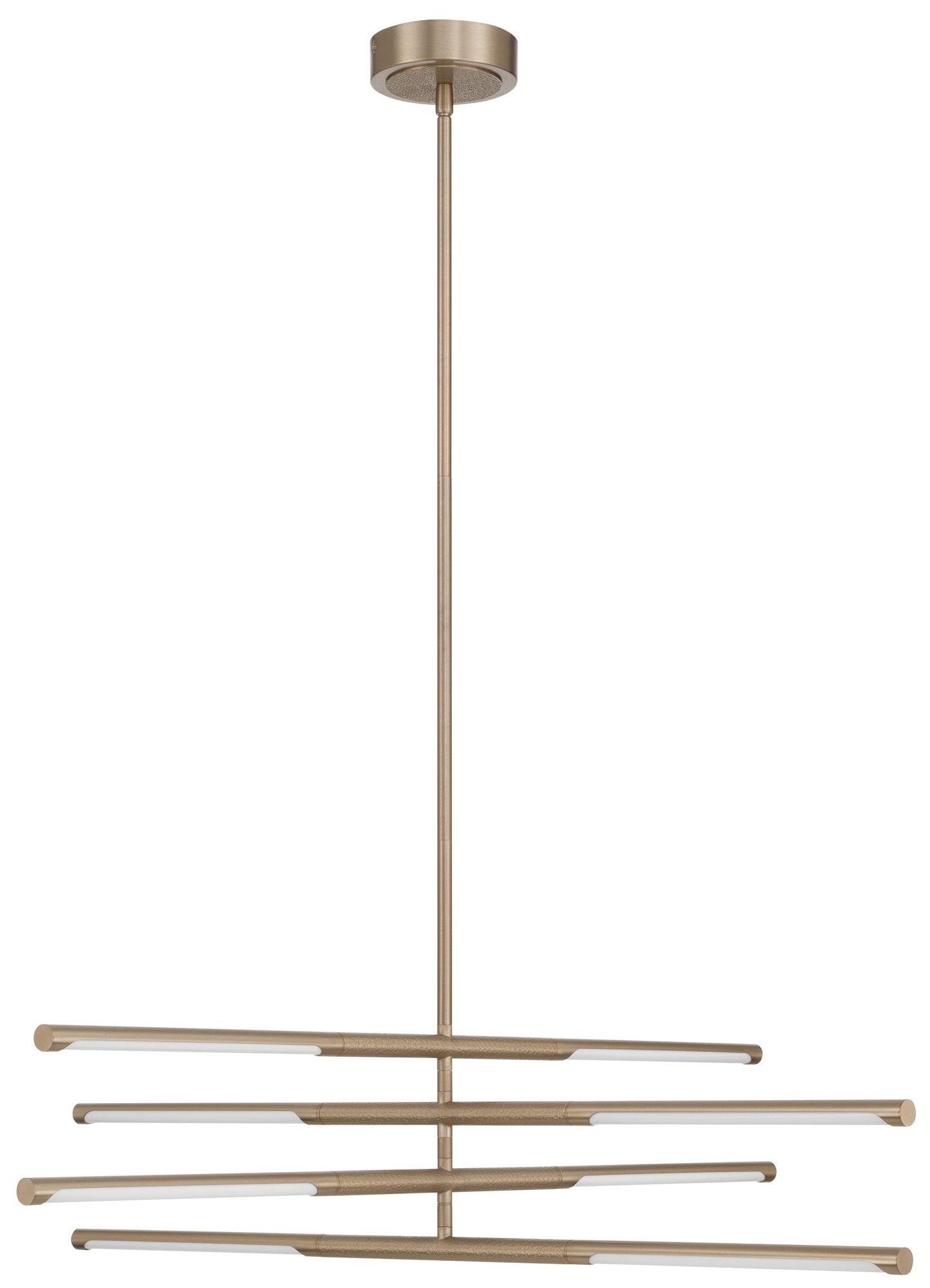 Image 4 Thesis Overture 36" 8 Light Champagne Gold 5CCT LED Chandelier more views