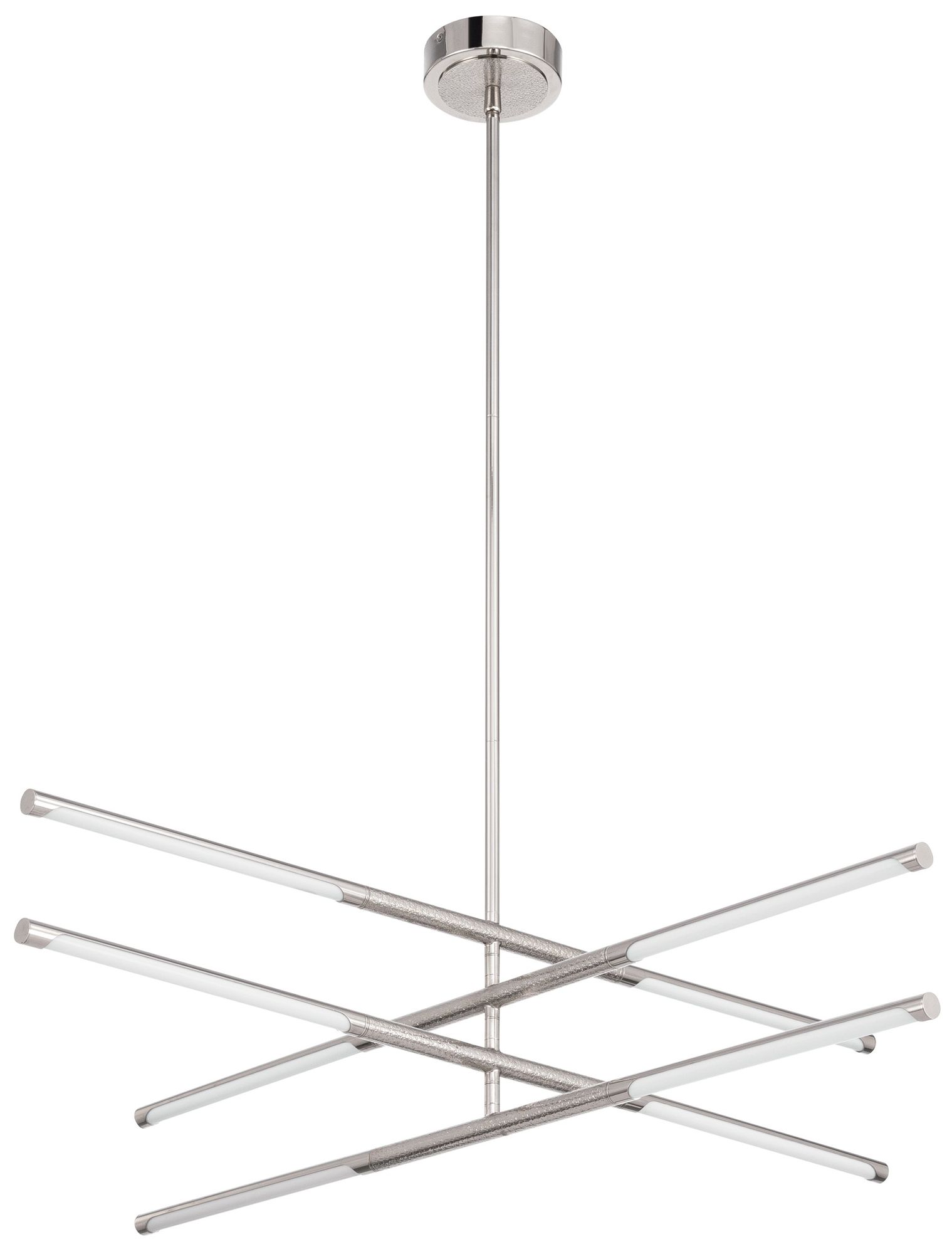 Thesis Overture 36" 8 Light Polished Nickel 5CCT LED Chandelier