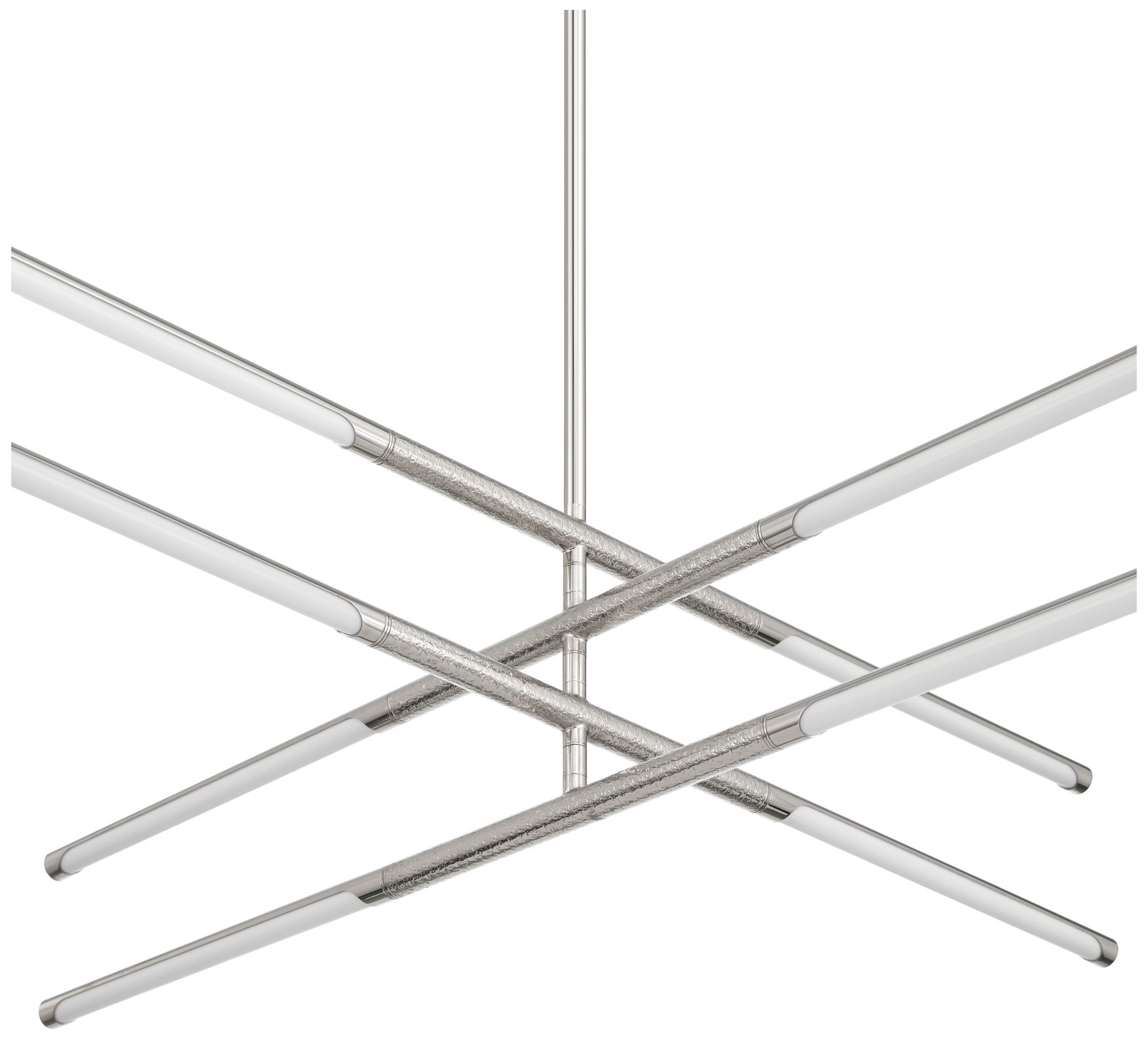 Image 5 Thesis Overture 36" 8 Light Polished Nickel 5CCT LED Chandelier more views