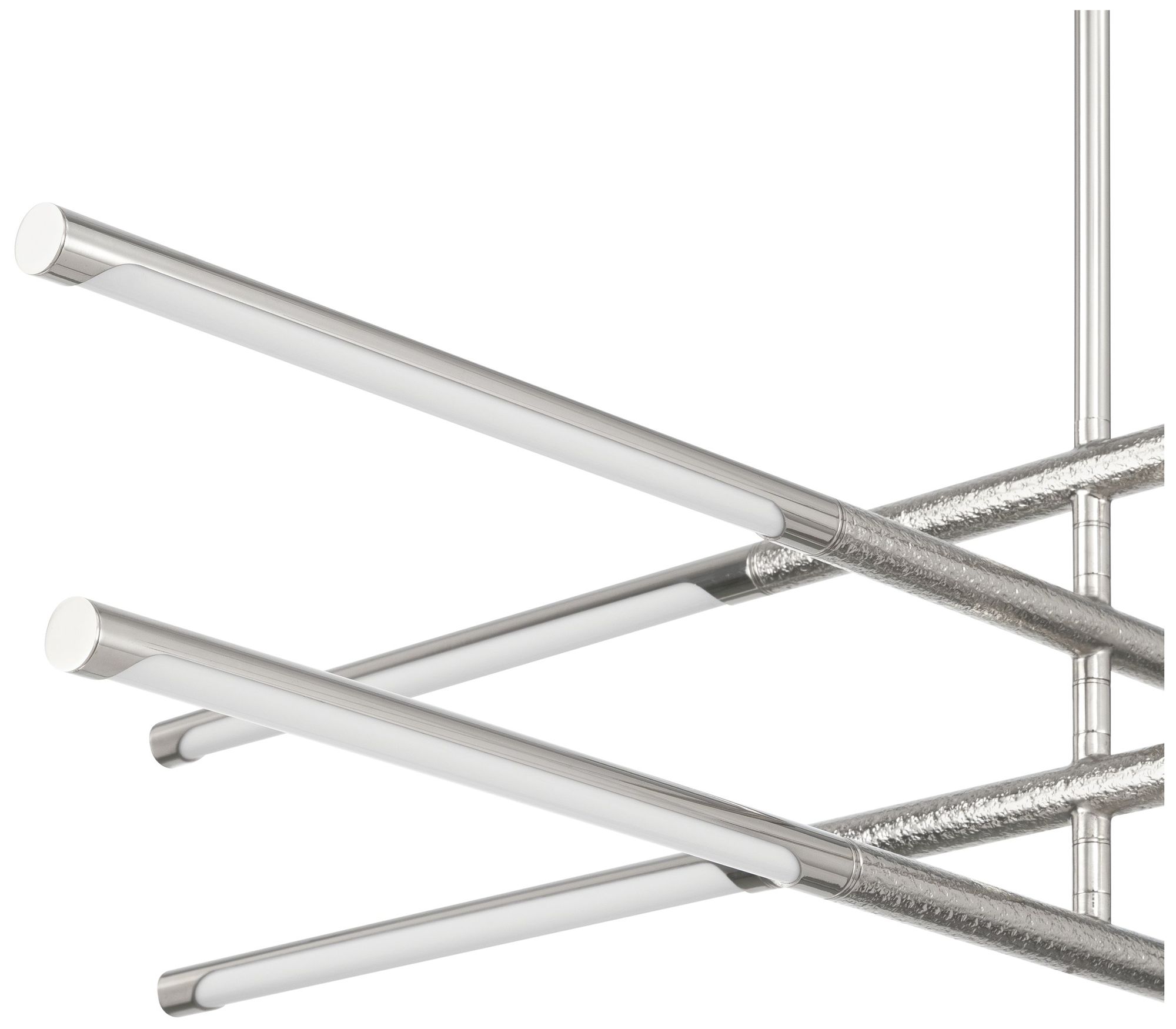 Image 6 Thesis Overture 36" 8 Light Polished Nickel 5CCT LED Chandelier more views