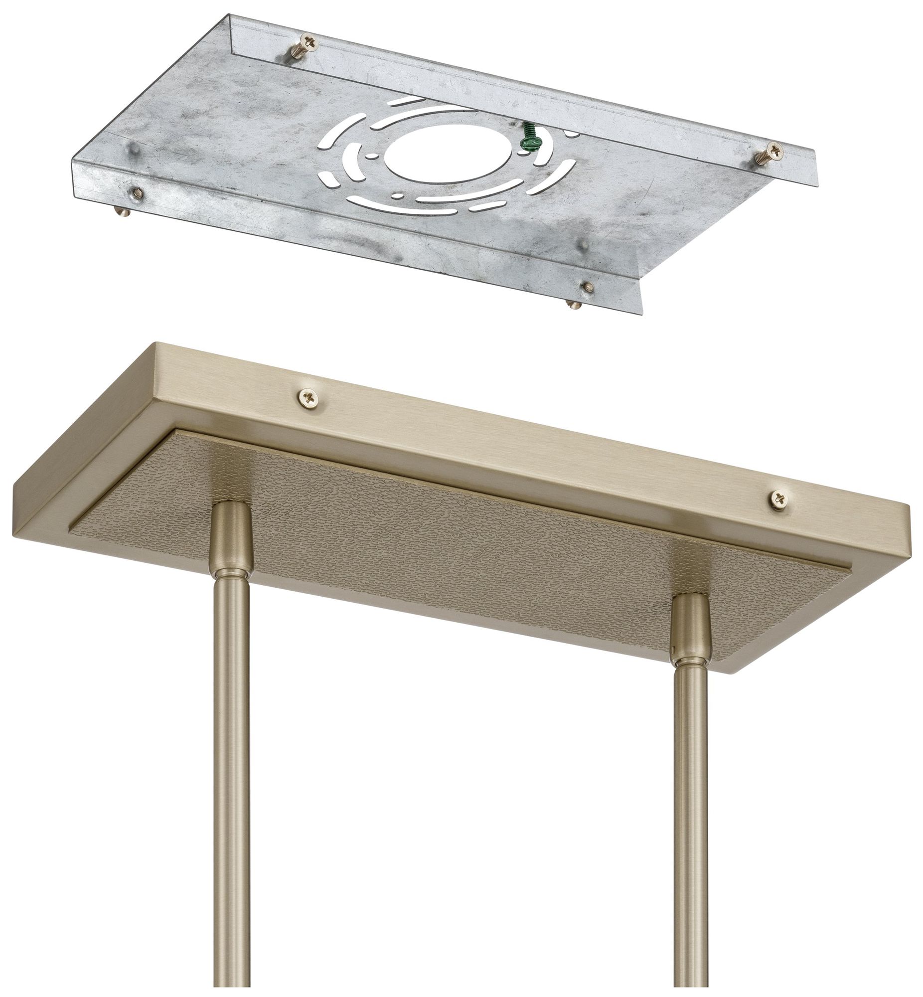 Image 6 Thesis Overture 48" 2 Light Champagne Gold 5CCT LED Linear Chandelier more views