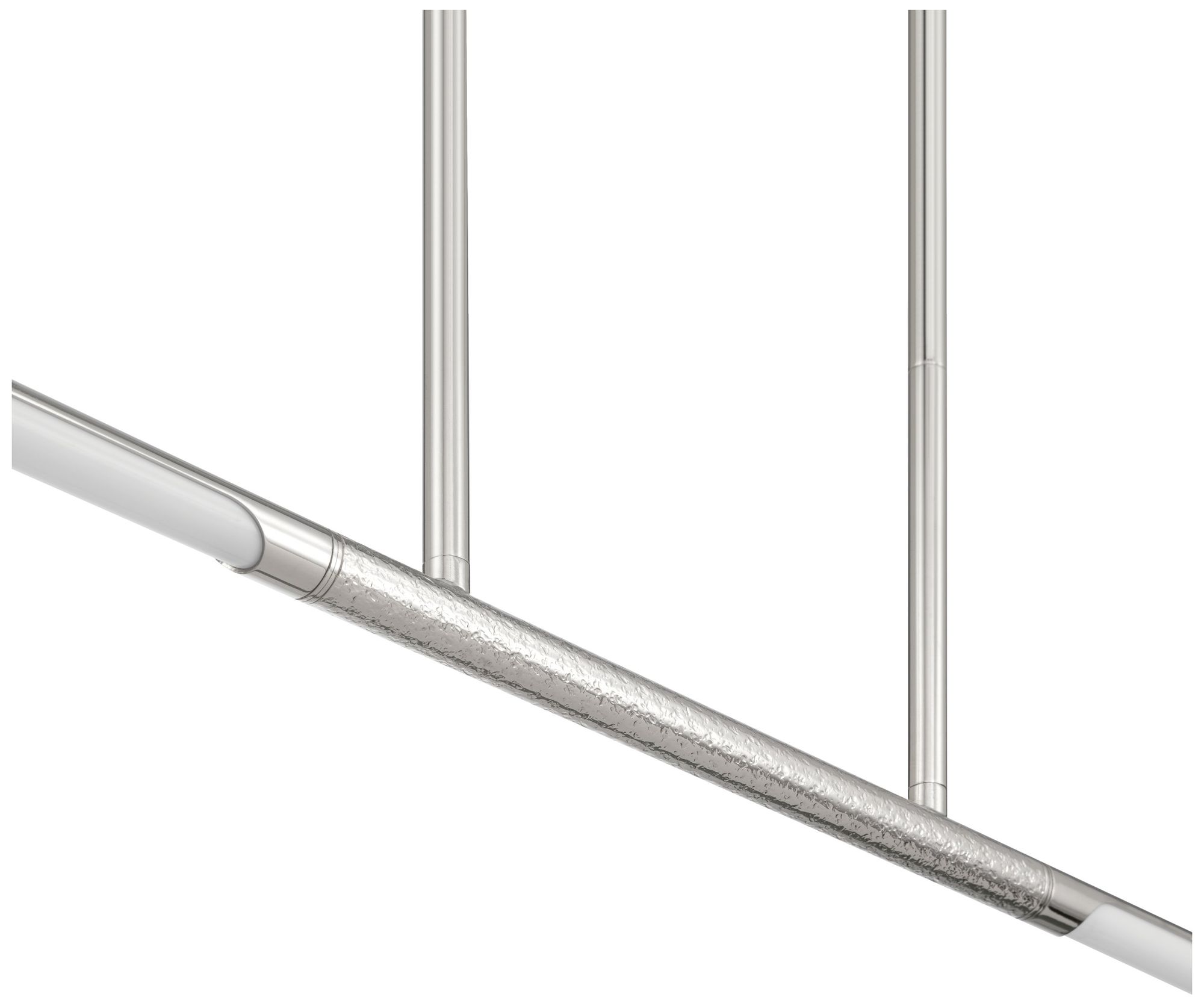 Image 4 Thesis Overture 48" 2 Light Polished Nickel 5CCT LED Linear Chandelier more views